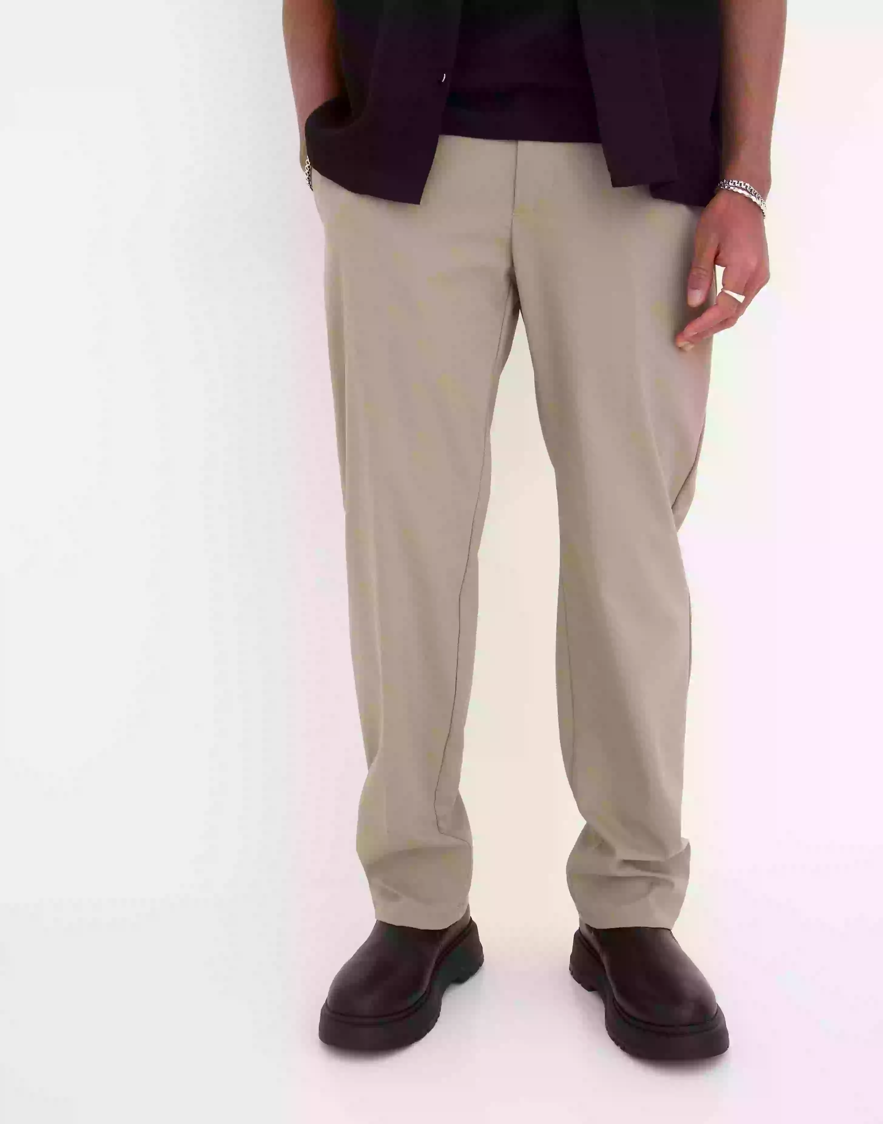 Woodbird Eik Nickel Pants Slacks Beige