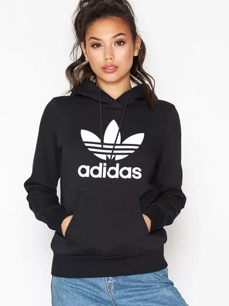 Buy Adidas Originals Trf Logo Hoodie - Black 