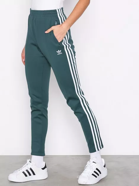 adidas originals SST Track Pants Green