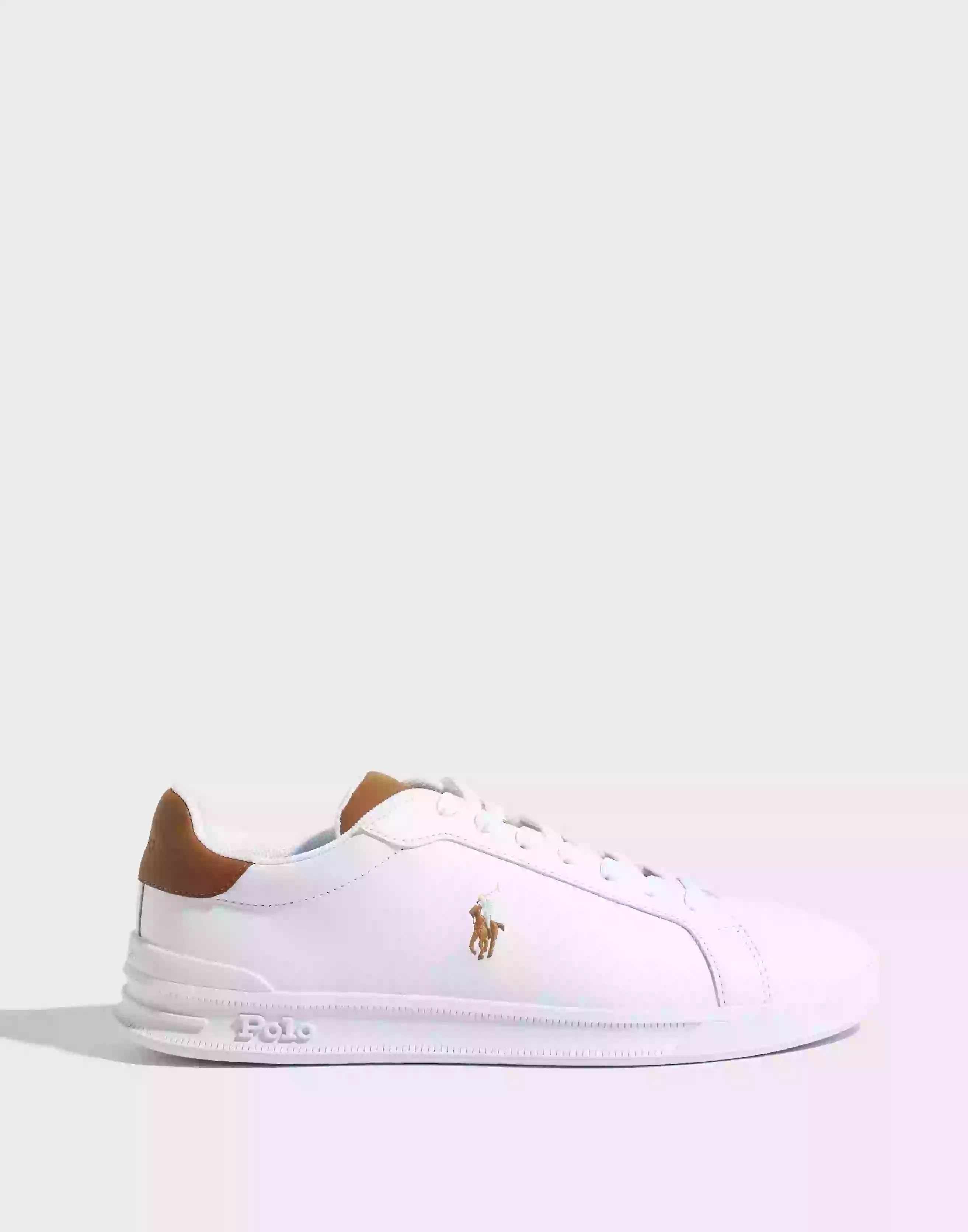 Polo Ralph Lauren Hrt Ct Ii-Sneakers-High Top Lace Låga sneakers White/Tan