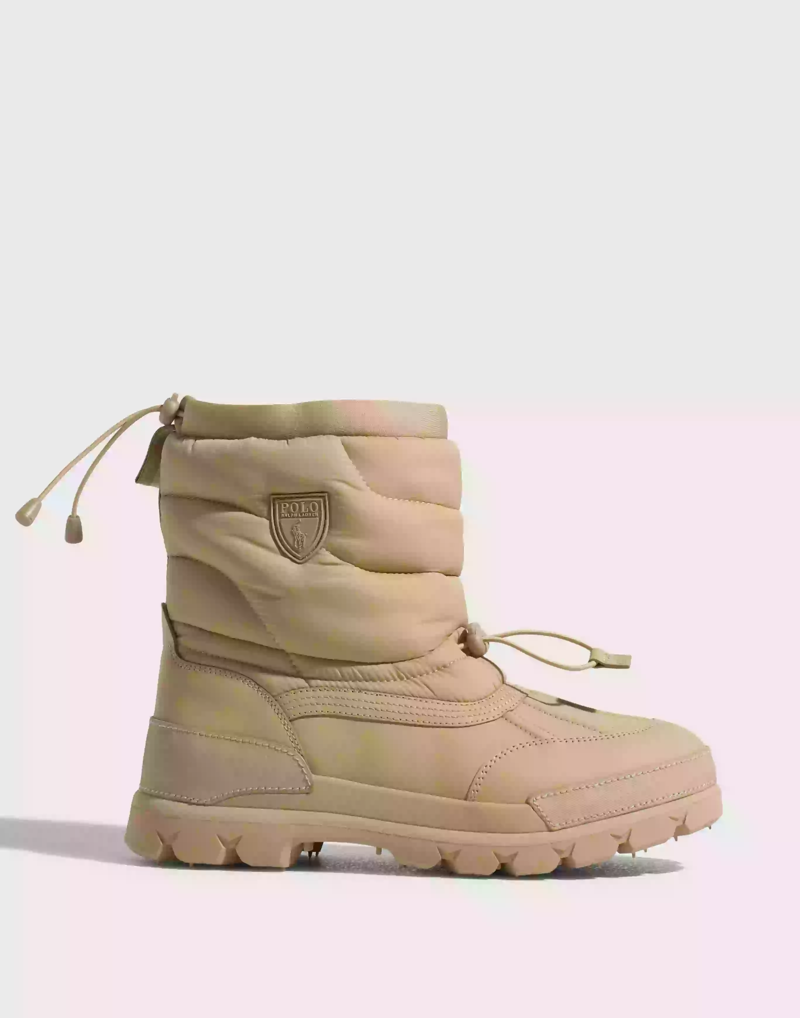Polo Ralph Lauren Oslo Muckloc-Boots-Mid Cut Boot Kängor Natural