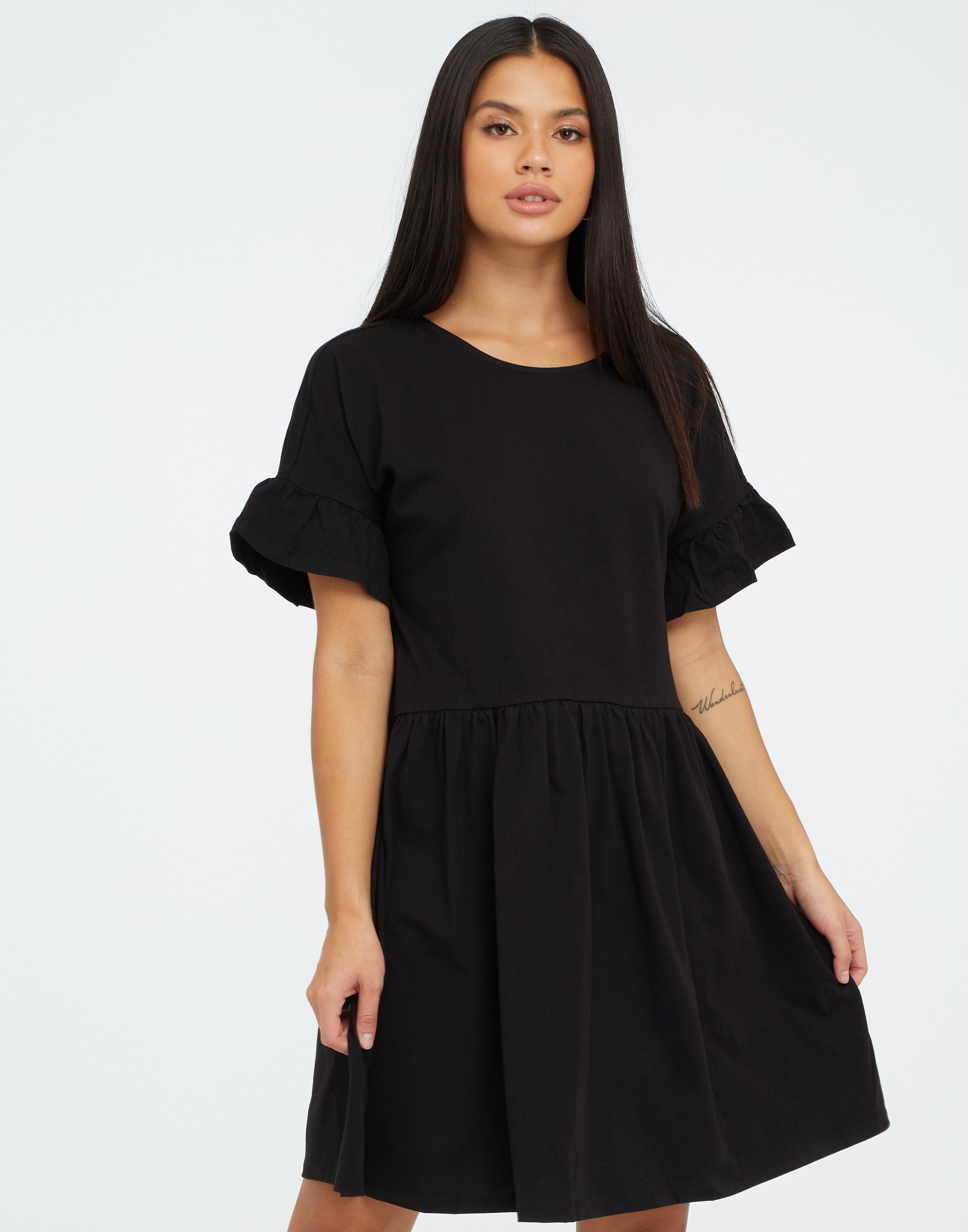 womens black dresses with sleeves