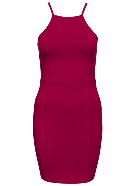High Neckline Dress - Nly Trend - Red - Party Dresses - Clothing ...