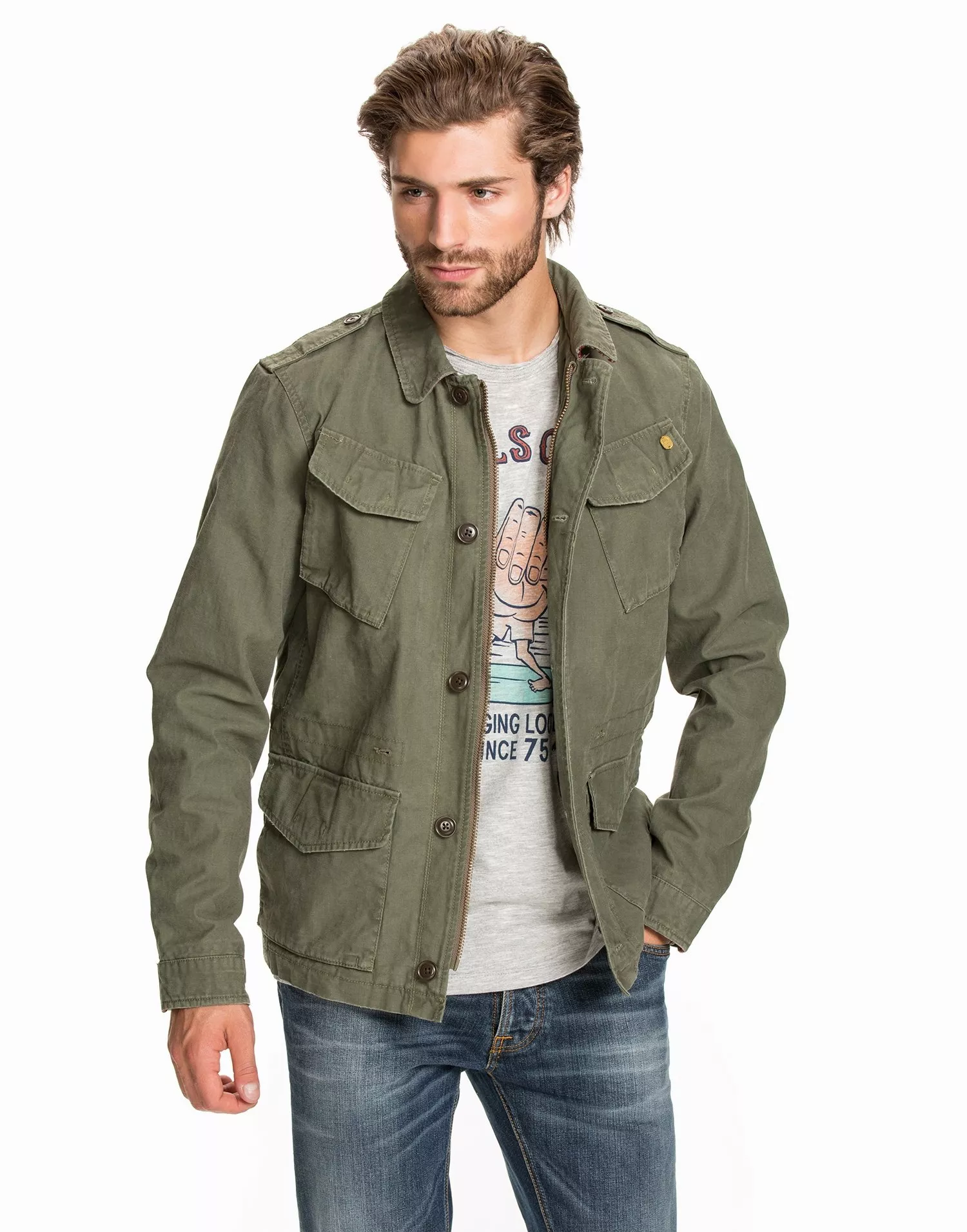 Jack jones 2024 jorrep field jacket