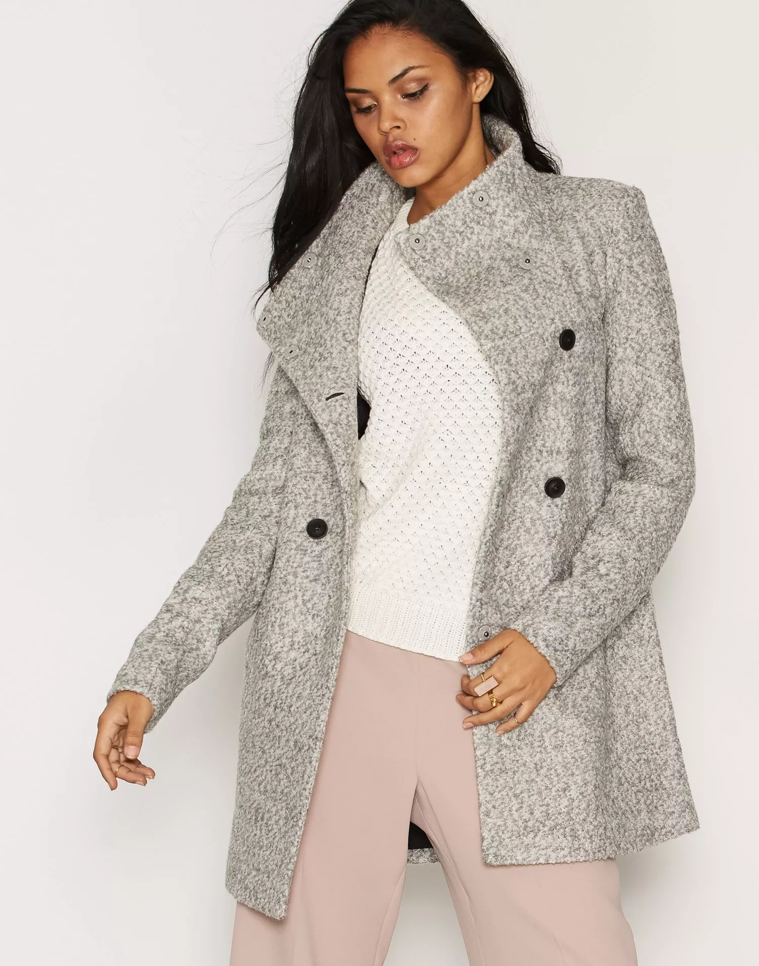 Only sophia boucle store wool coat