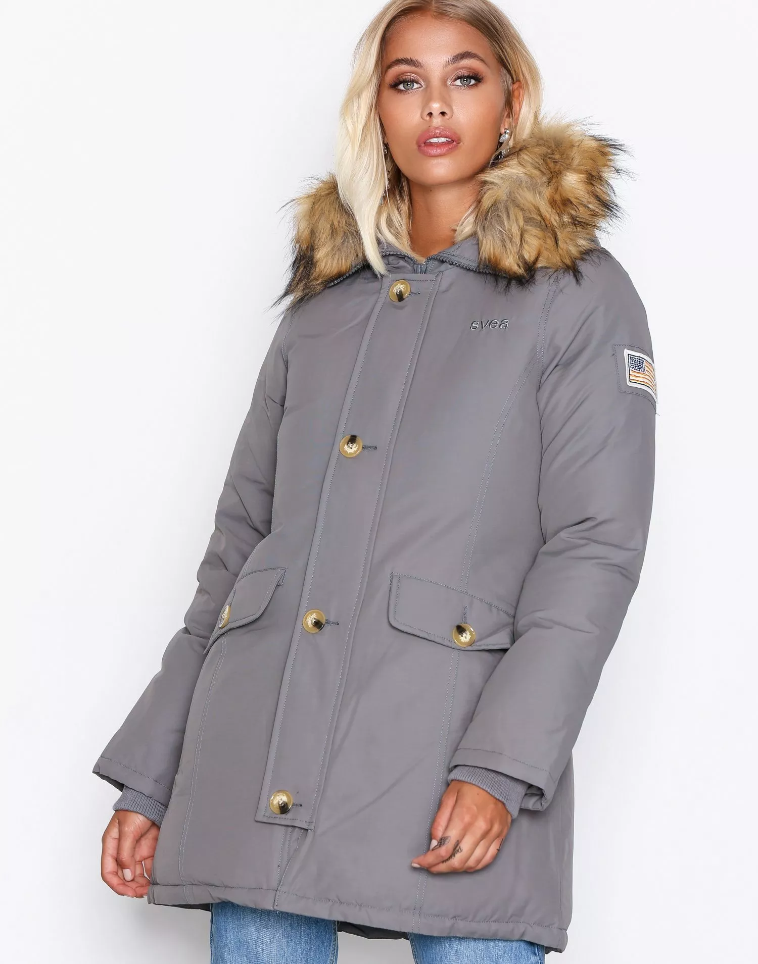 Køb Svea Smith Jacket - Grey | Nelly.com