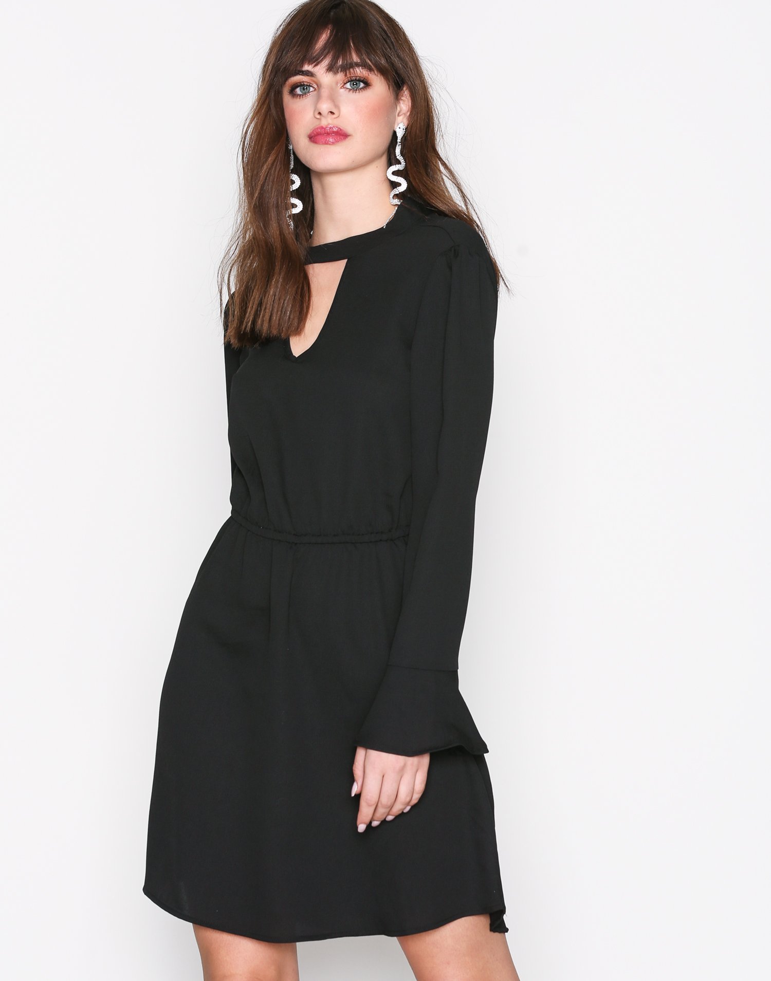 onlJOHANNA CHOKER DRESS WVN