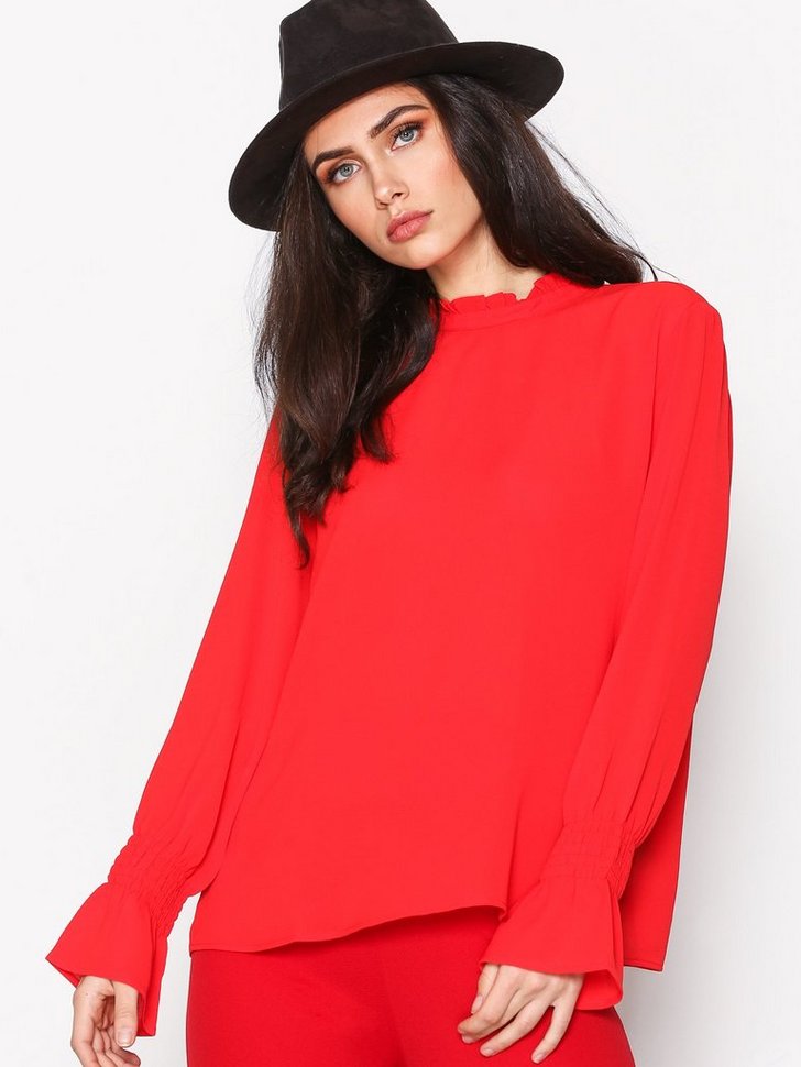 Festbluse JDYBOWY L S SMOCK BLOUSE WVN festtop