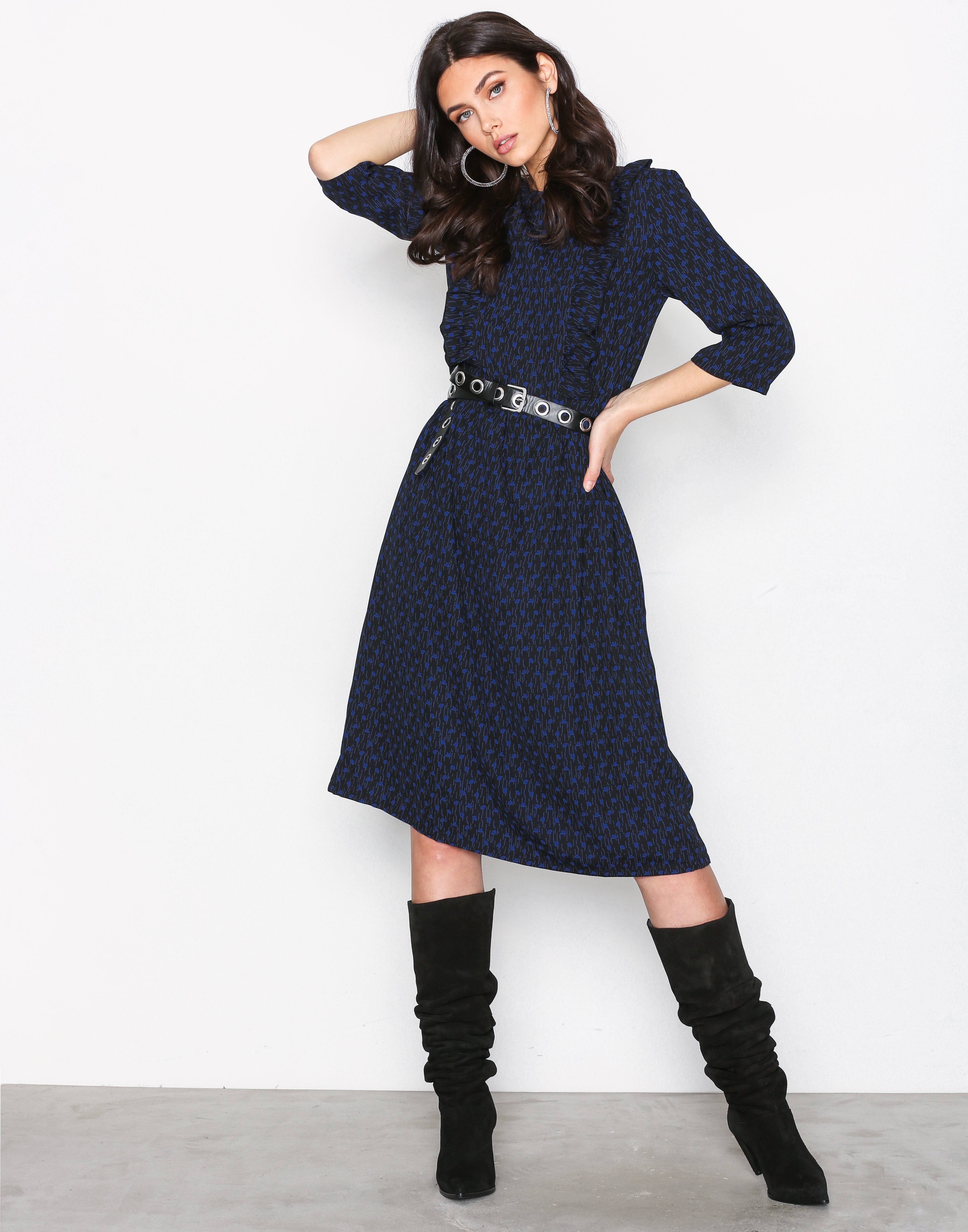 PCVIKLA 3/4 MIDI DRESS FF