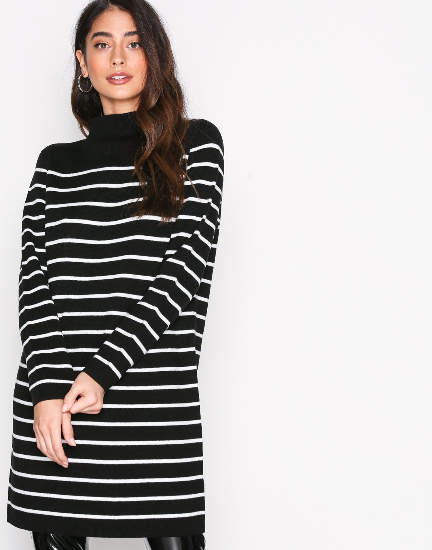 JDYADELE L/S HIGHNECK DRESS KNT