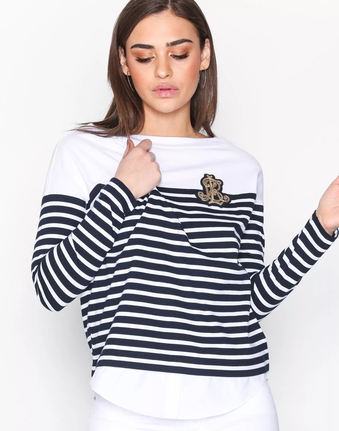 Buy Lauren Ralph Lauren Lien Long Sleeve Knit - Navy 