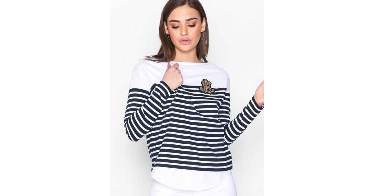 Buy Lauren Ralph Lauren Lien Long Sleeve Knit - Navy 