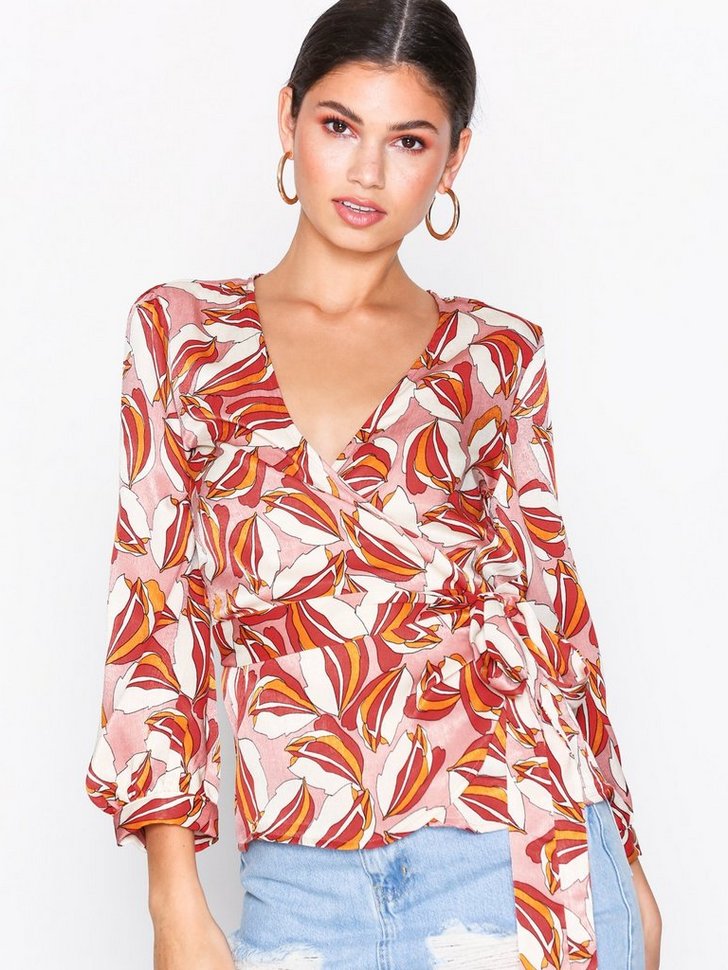 Festbluse VMRAJA 7 8 WRAP TOP festtop
