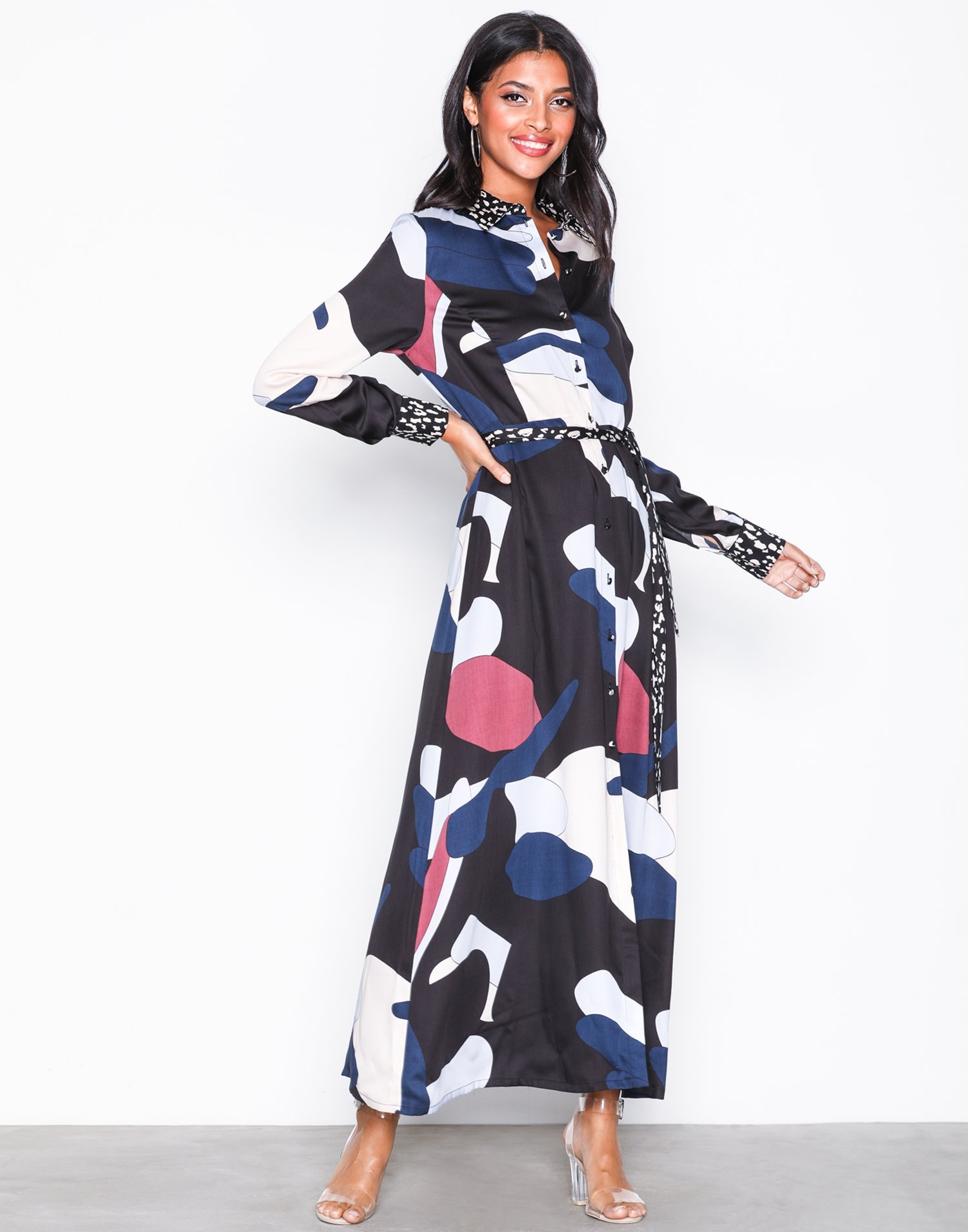 SLFLILLA LS MAXI SHIRT DRESS B