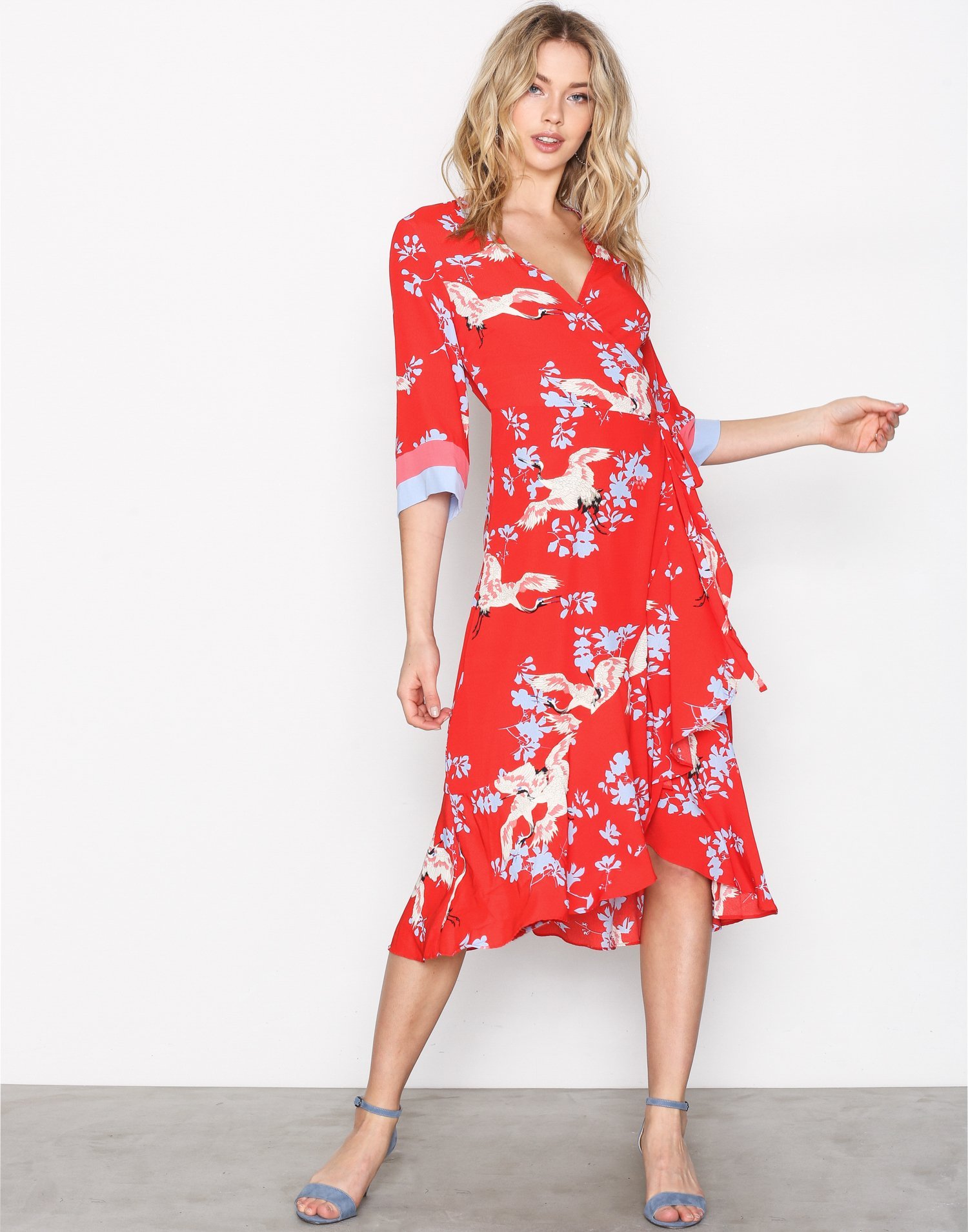 YASFLYING WRAP DRESS