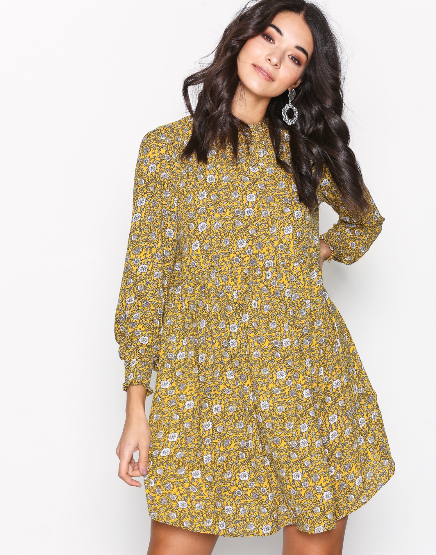 JDYBASE NEW L/S SMOCK DRESS WVN