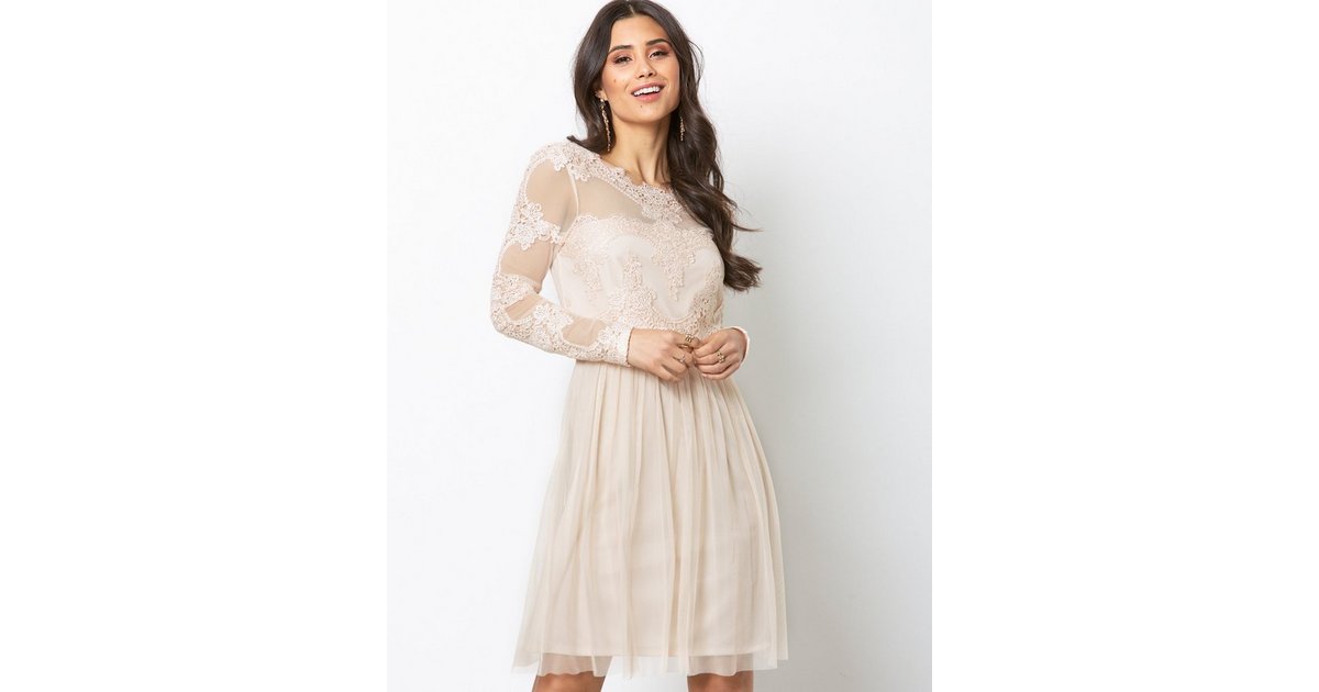 Buy Vila VIGEORGIOUS L S DRESS DC Light Pink Nelly