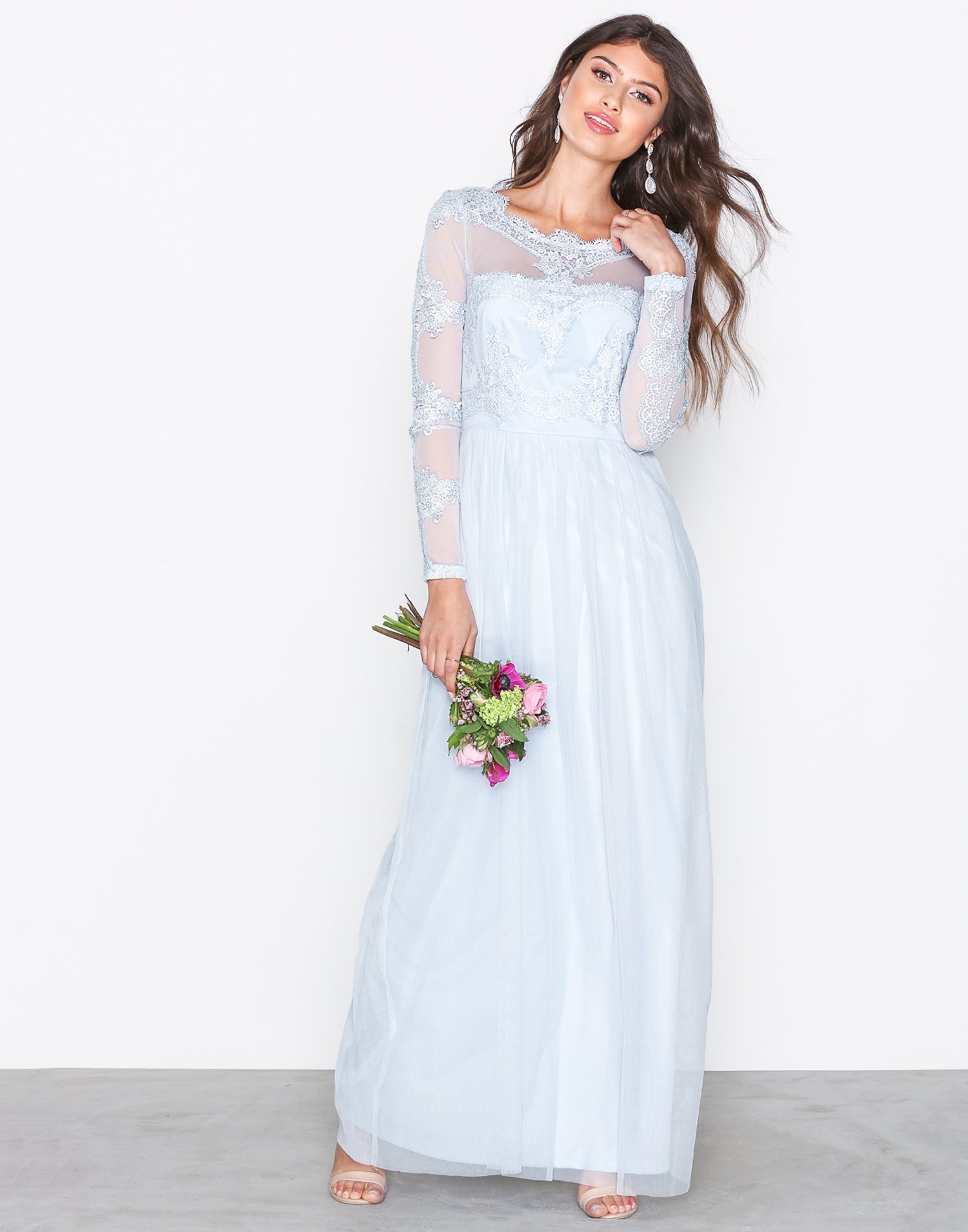 VIGEORGIOUS  L/S MAXI DRESS/DC