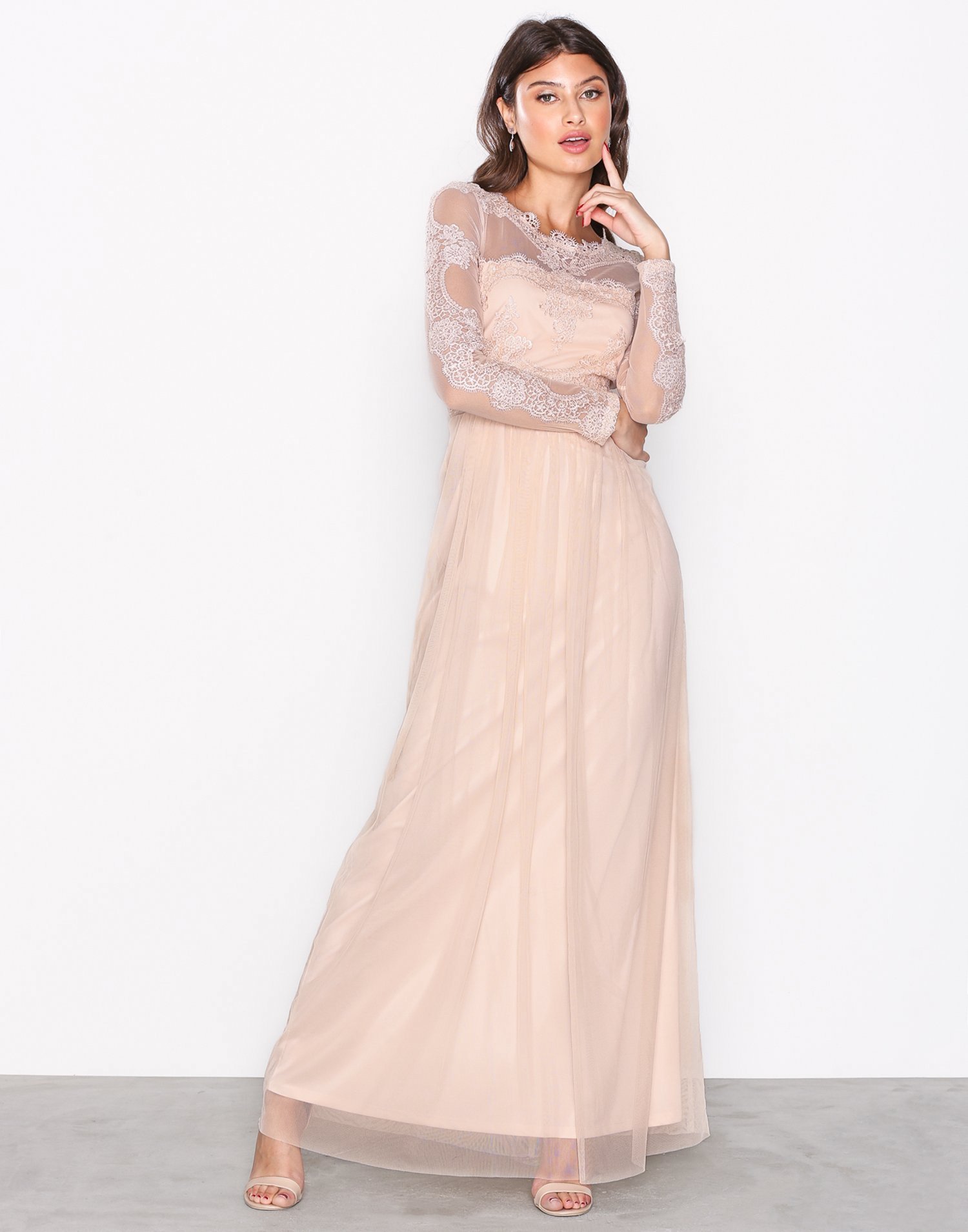 VIGEORGIOUS  L/S MAXI DRESS/DC