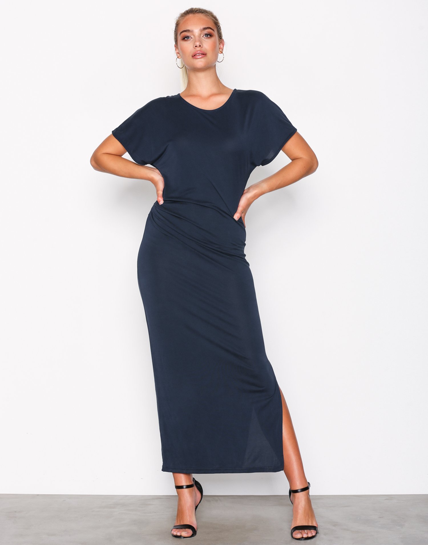 SFHELEN SS PLEAT DRESS