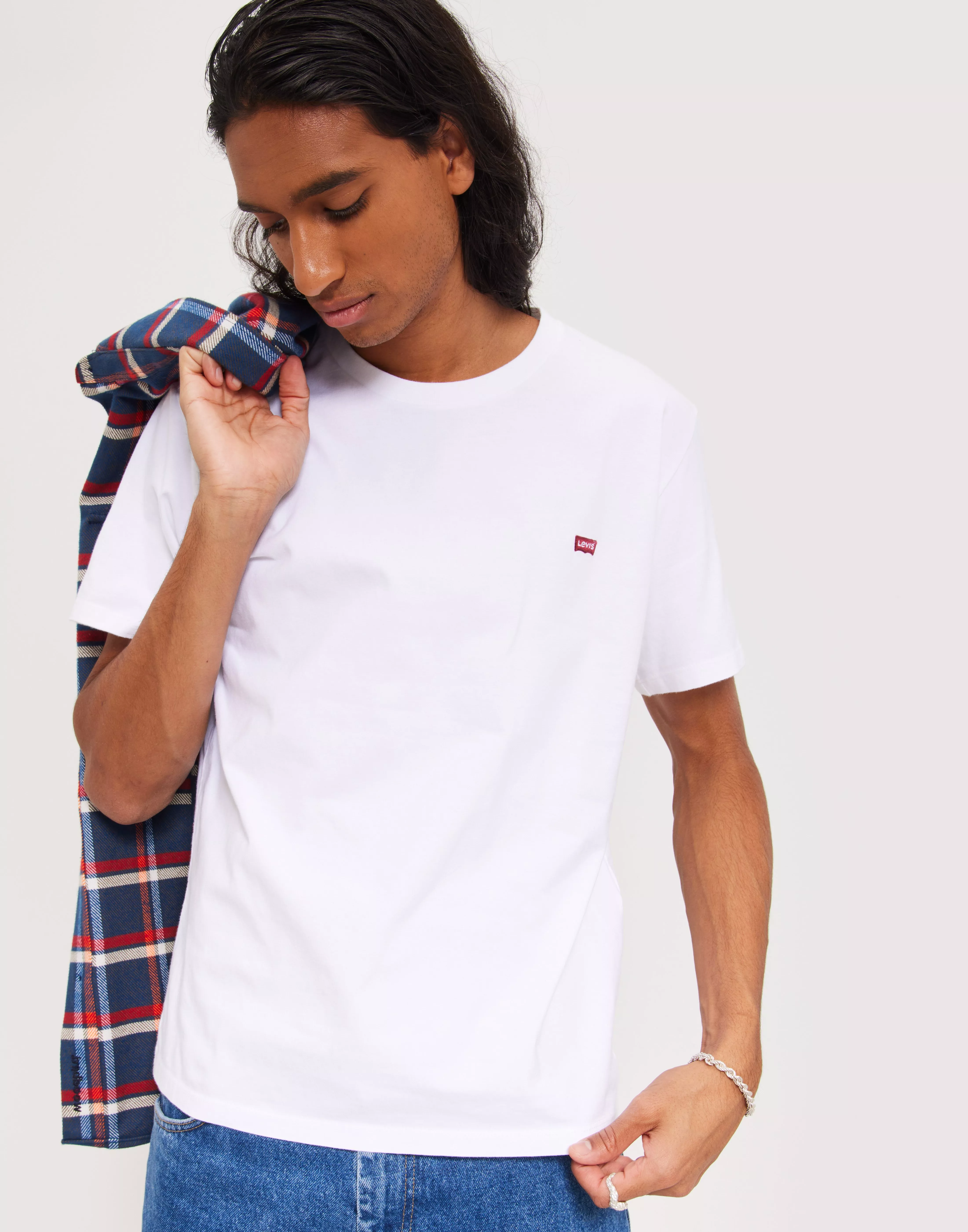 levis tartan t shirt