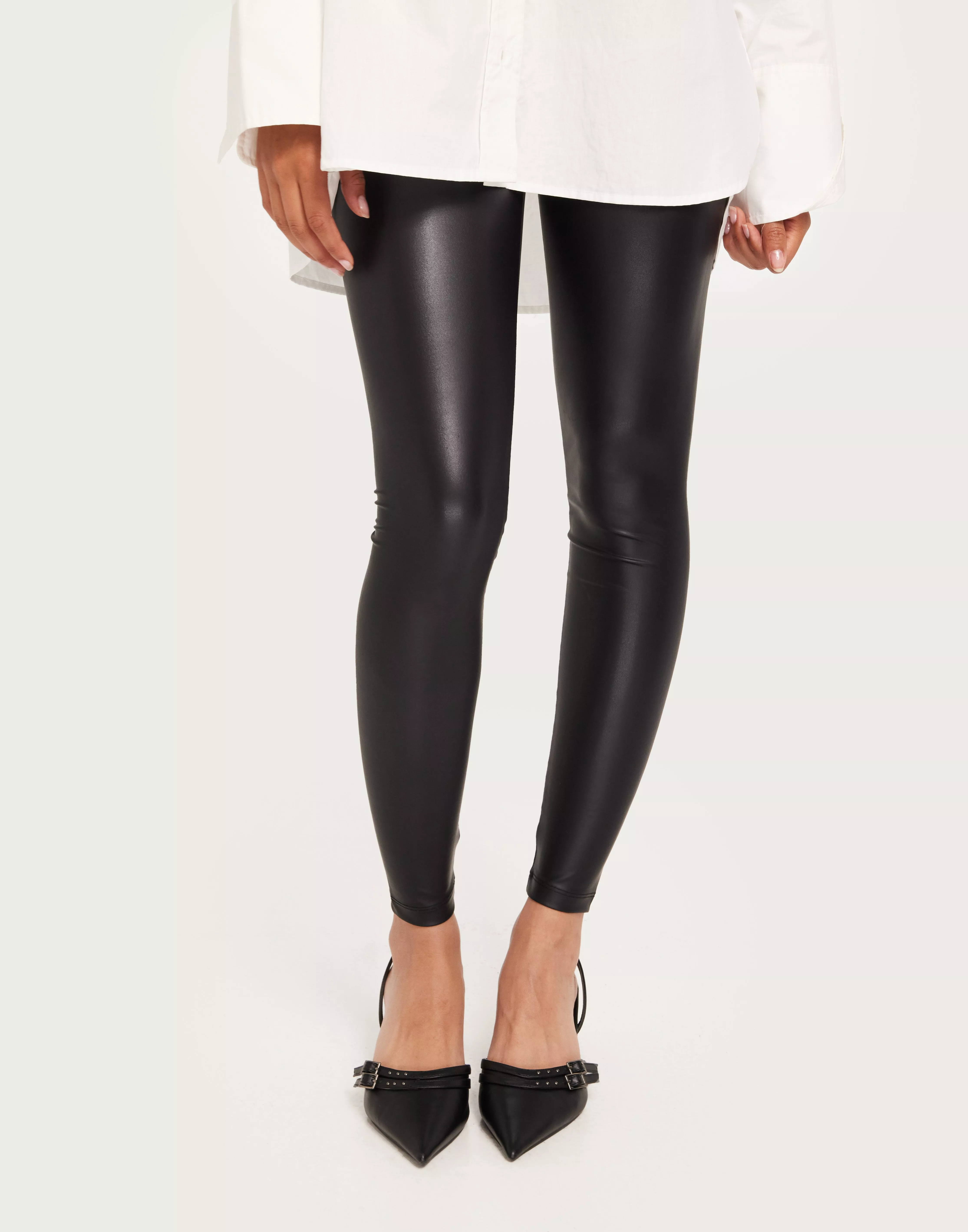 Black NOOS SHINY PCNEW - LEGGINGS Pieces Buy