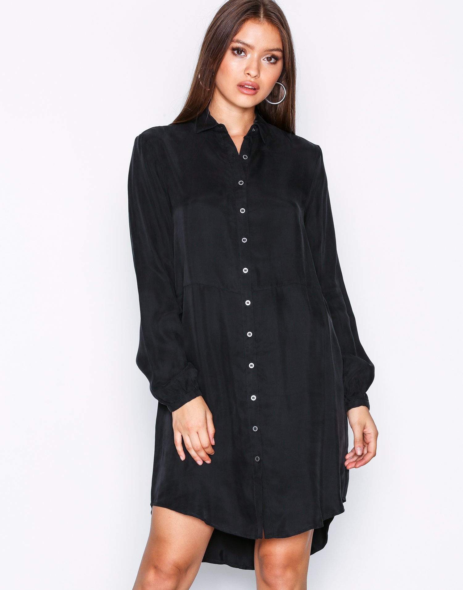 VIRAF L/S SHIRT DRESS-NOOS