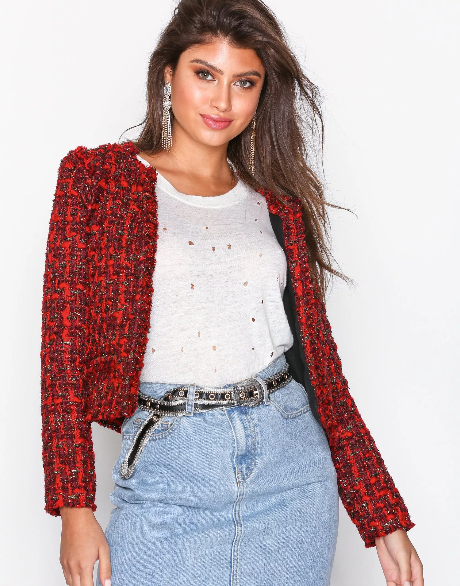 Iro disco cropped jacket sale