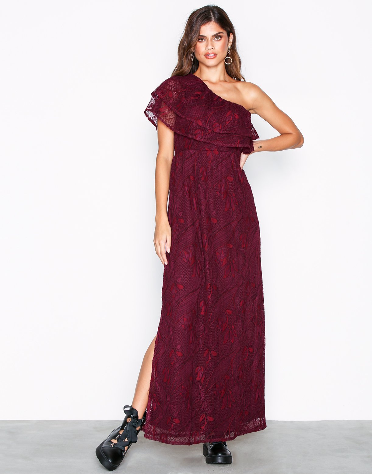 VIPOULINA ONE SHOULDER DRESS
