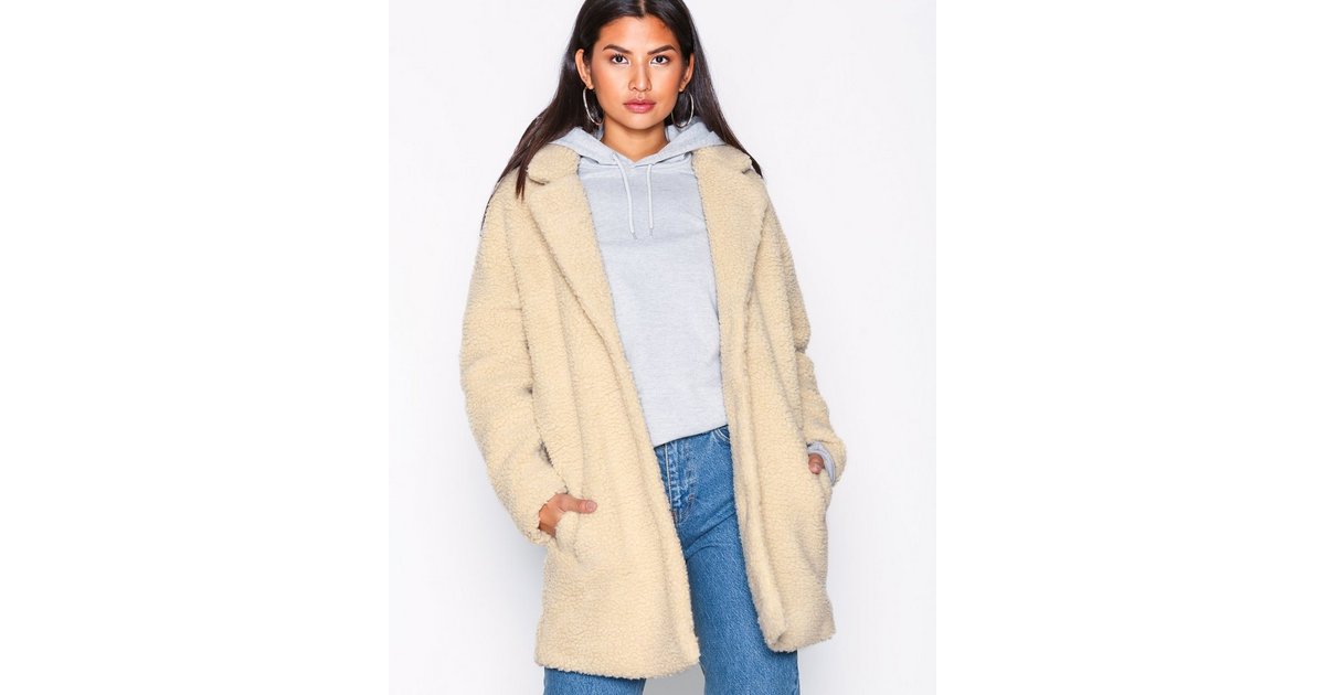 Onlaurelia oversized shearling on sale coat