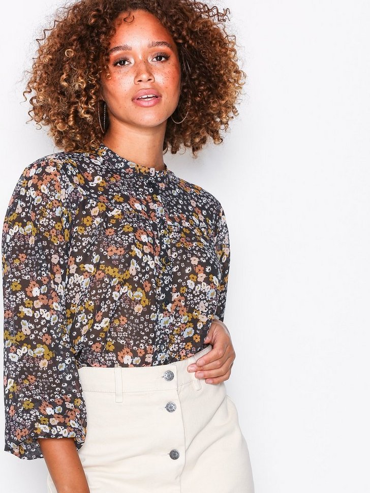 Festbluse JDYELLY L S SHIRT WVN festtop
