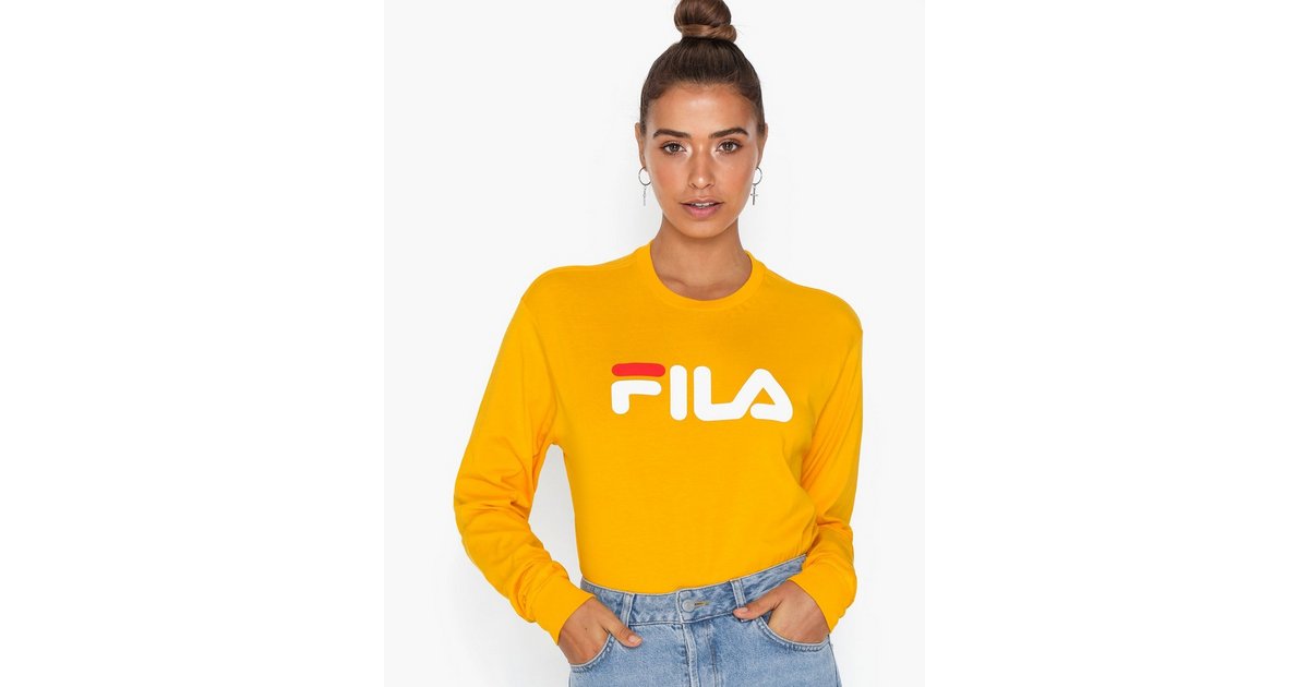 Buy Fila UNISEX CLASSIC PURE long sleeve shirt - Citrus | Nelly.com