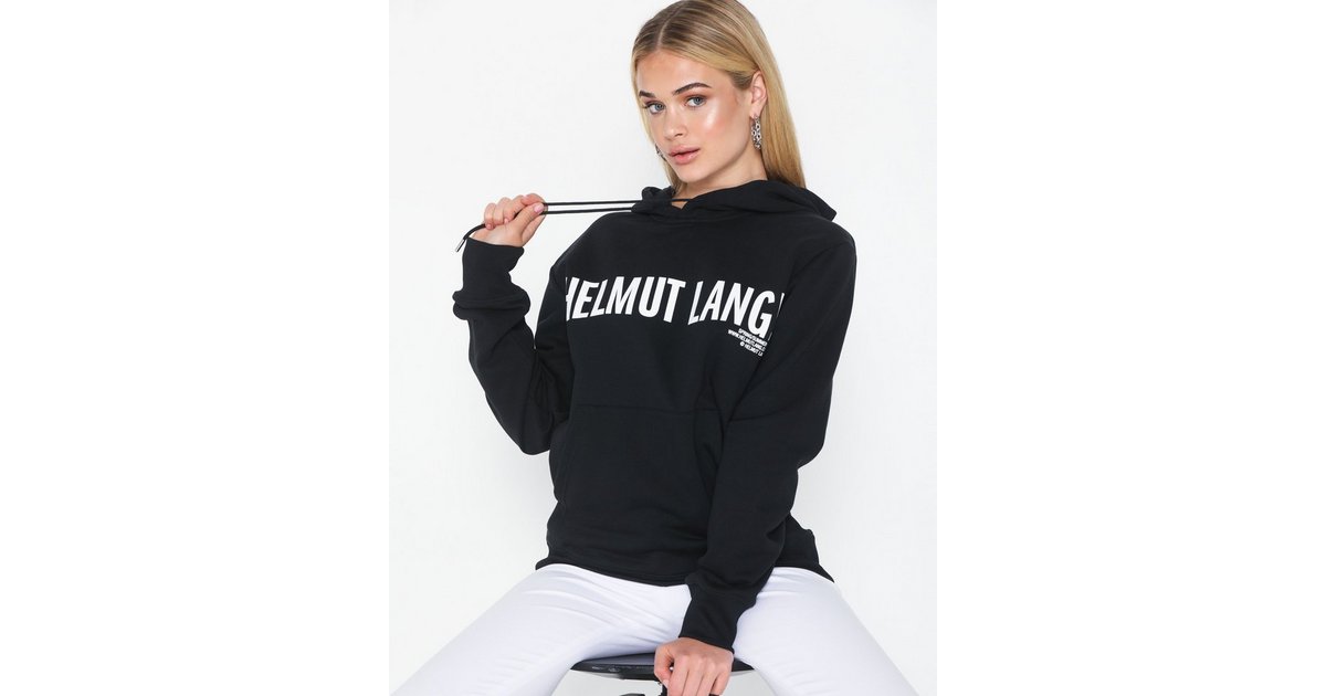 Buy Helmut Lang exclamation hoodie.1 Black Nelly