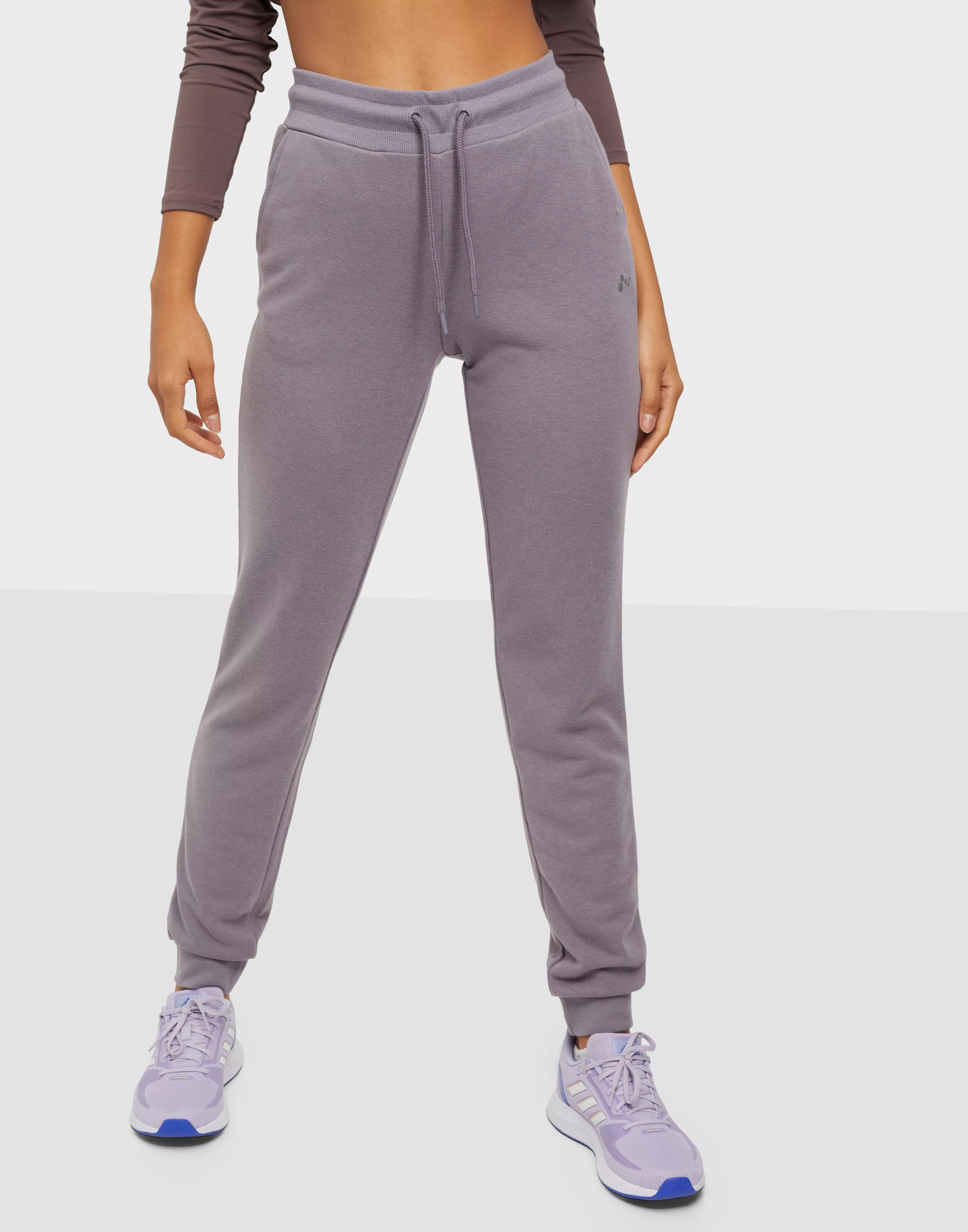 Gymshark High Waisted Joggers - Slate Lavender Marl 