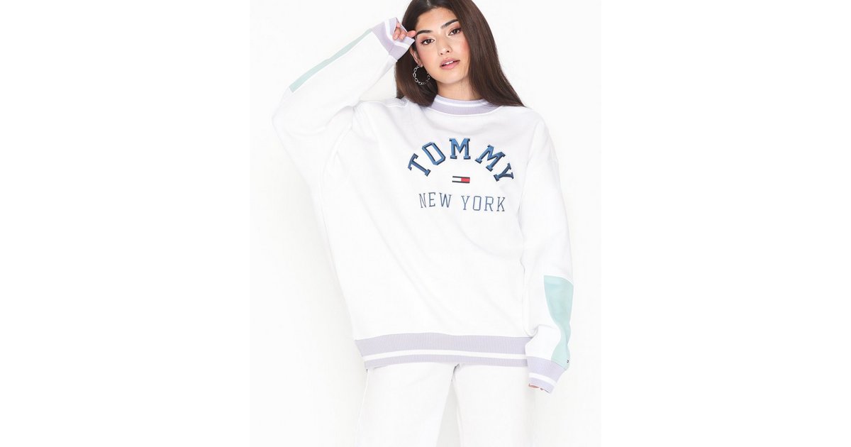 Tommy jeans pastel on sale colorblock w sweat