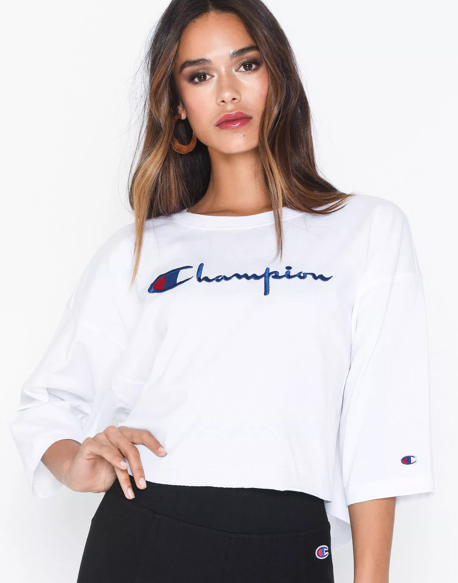 Champion crop top hot sale and skirt