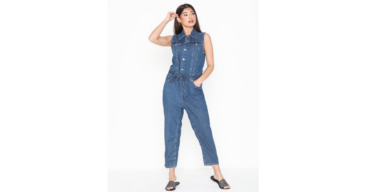 Levi's cropped hot sale taper jumpsuit