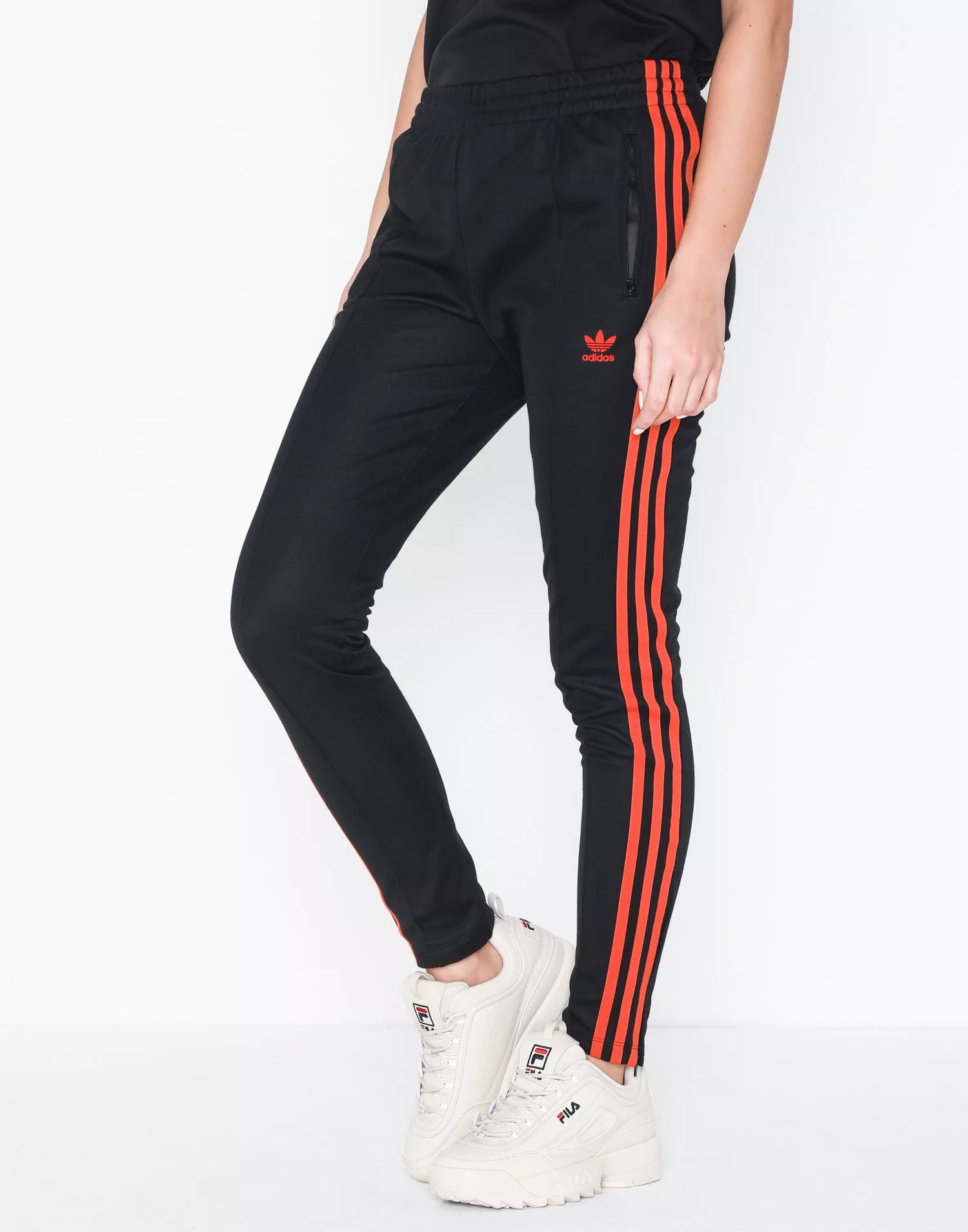 Buy Adidas Originals Black SST PB Striped Track Pants for Women Online @  Tata CLiQ