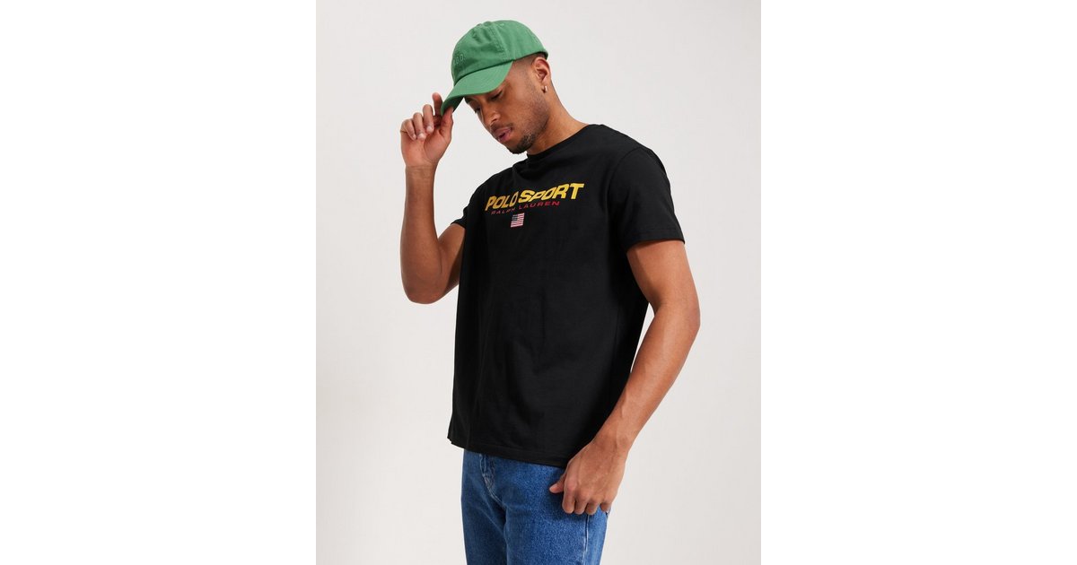 Black polo sales sport t shirt