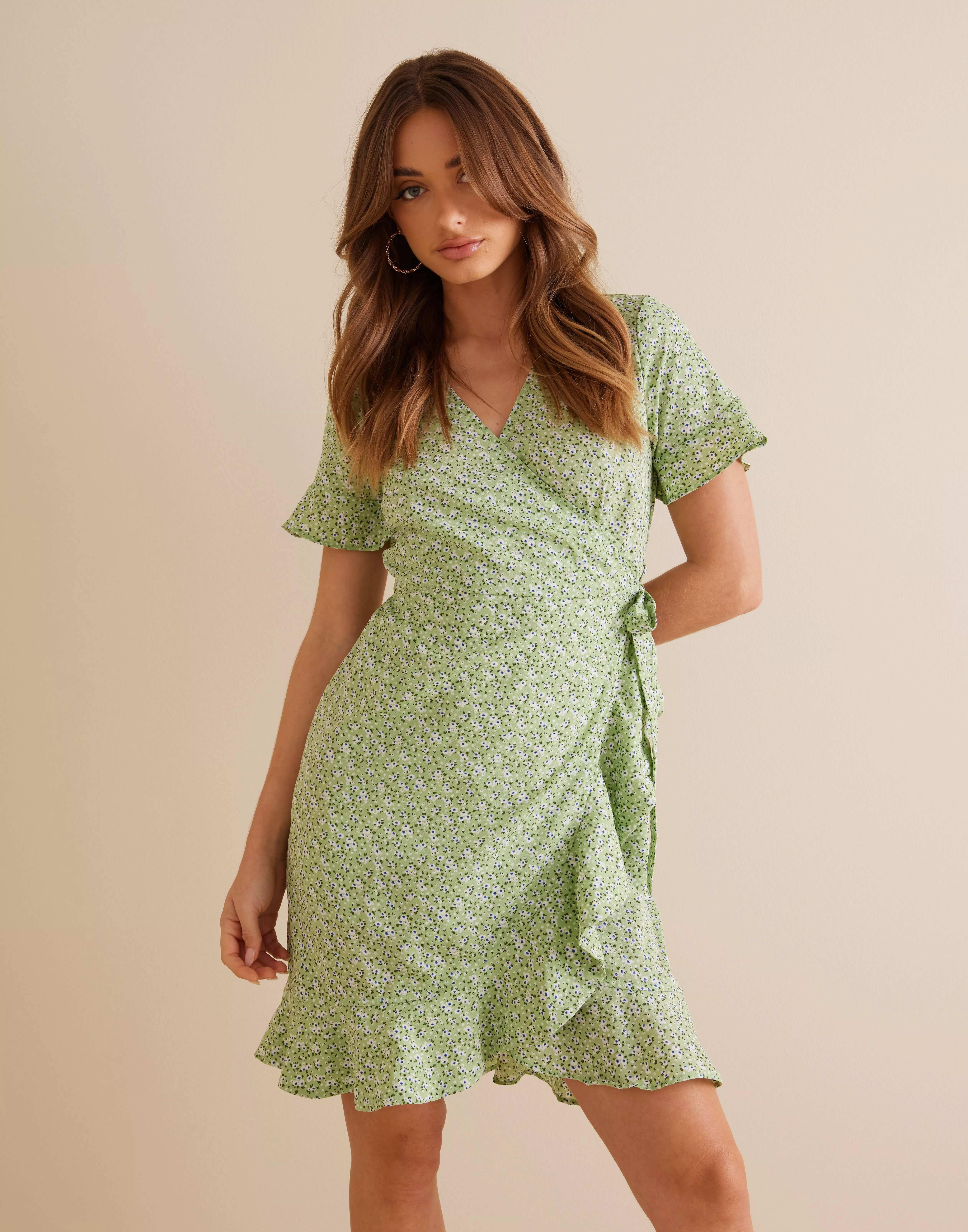 Vero moda deals frill dress