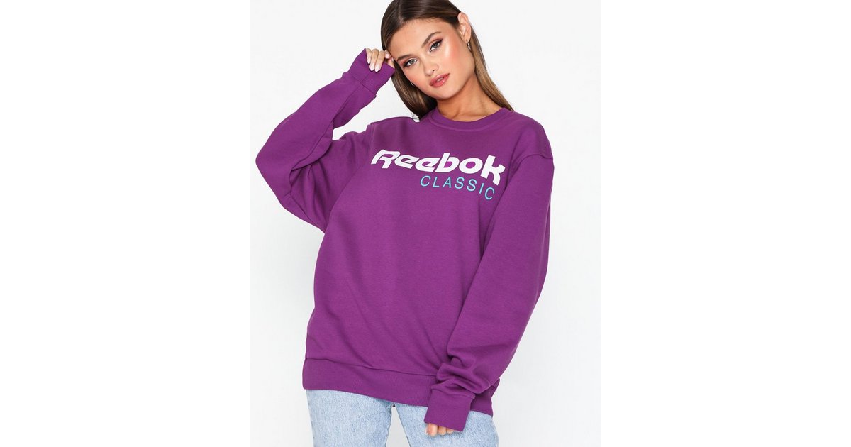 Reebok classic sweatshirt womens purple new arrivals