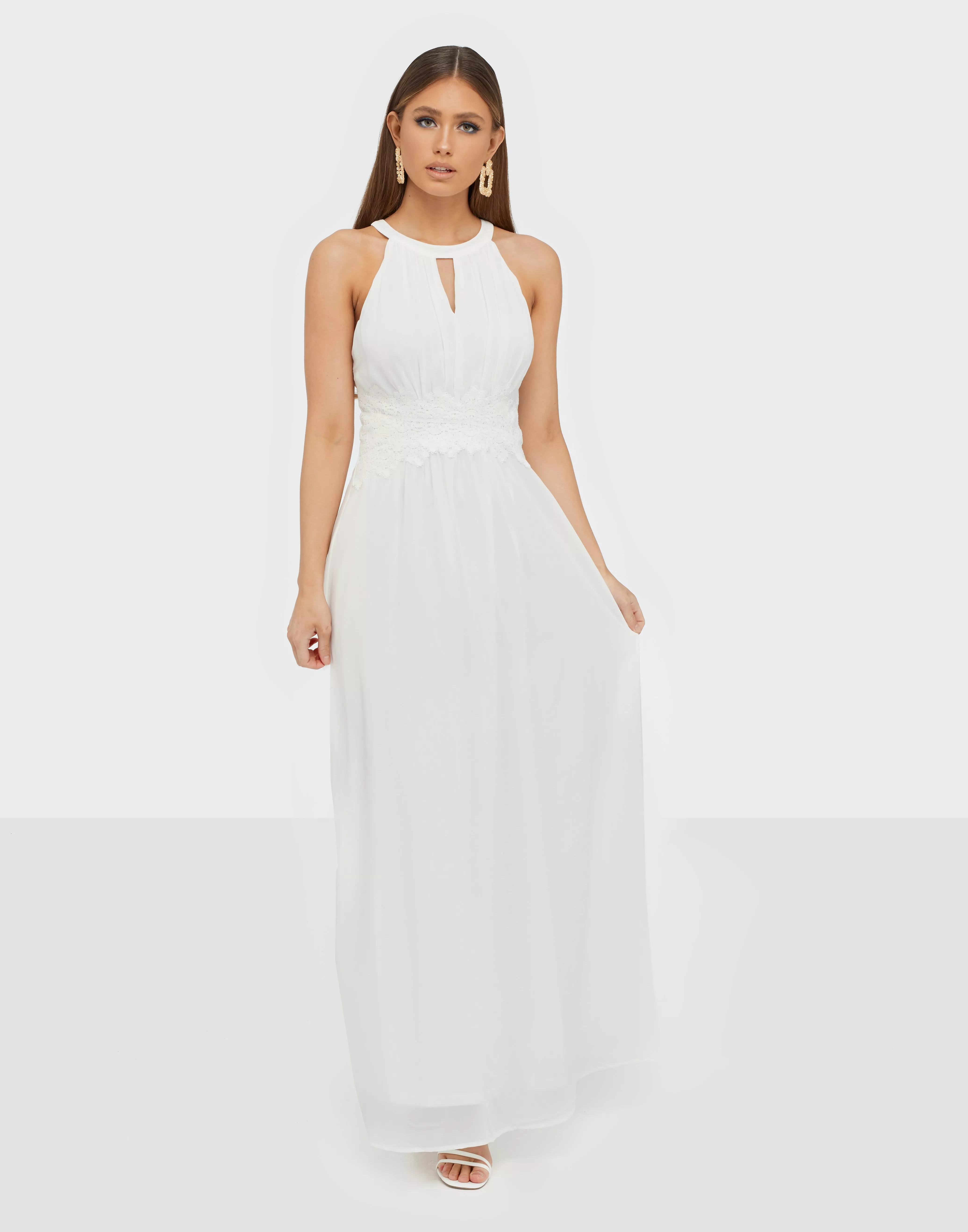 Vimilina halterneck shop maxi dress