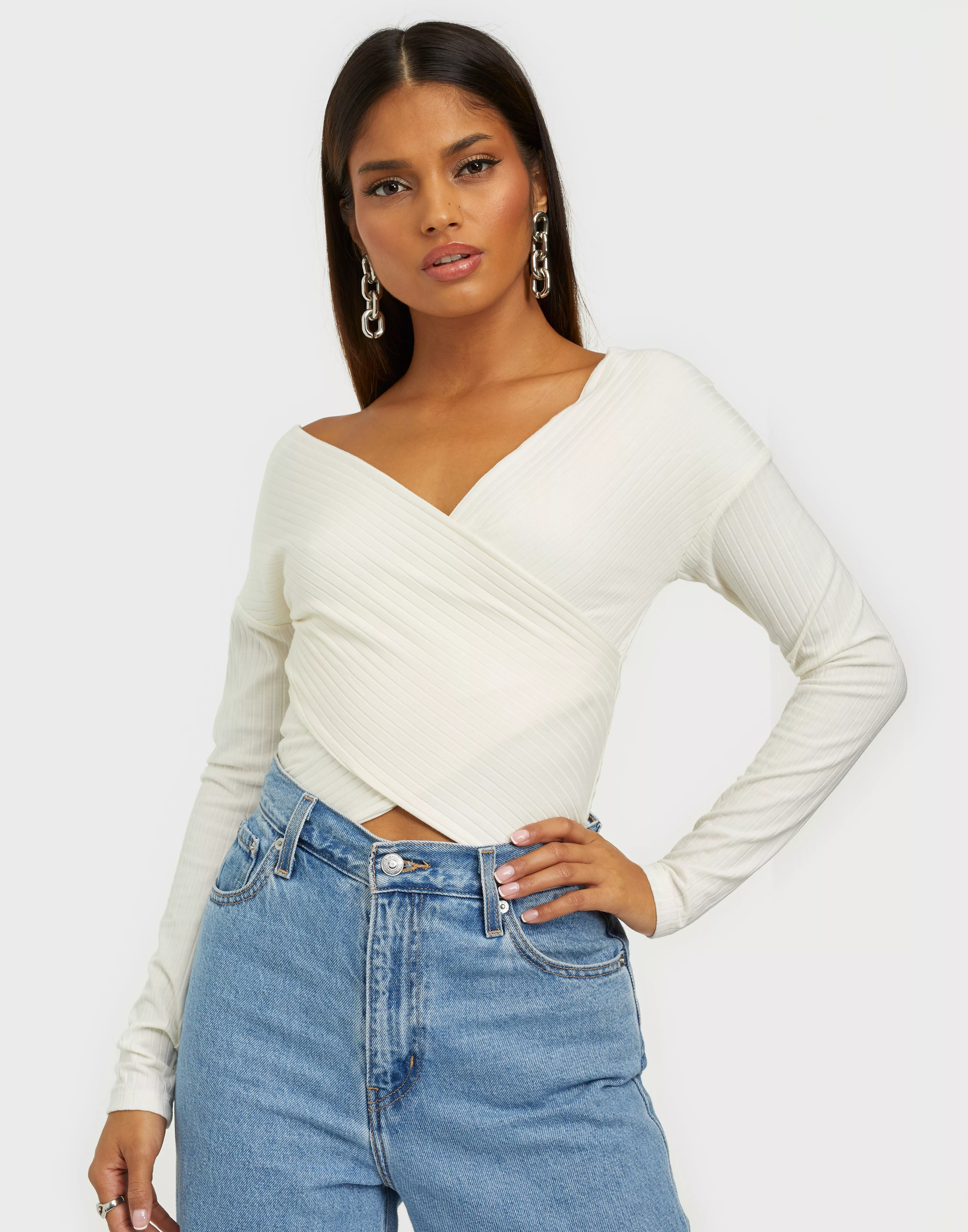 Cross shoulder top new arrivals