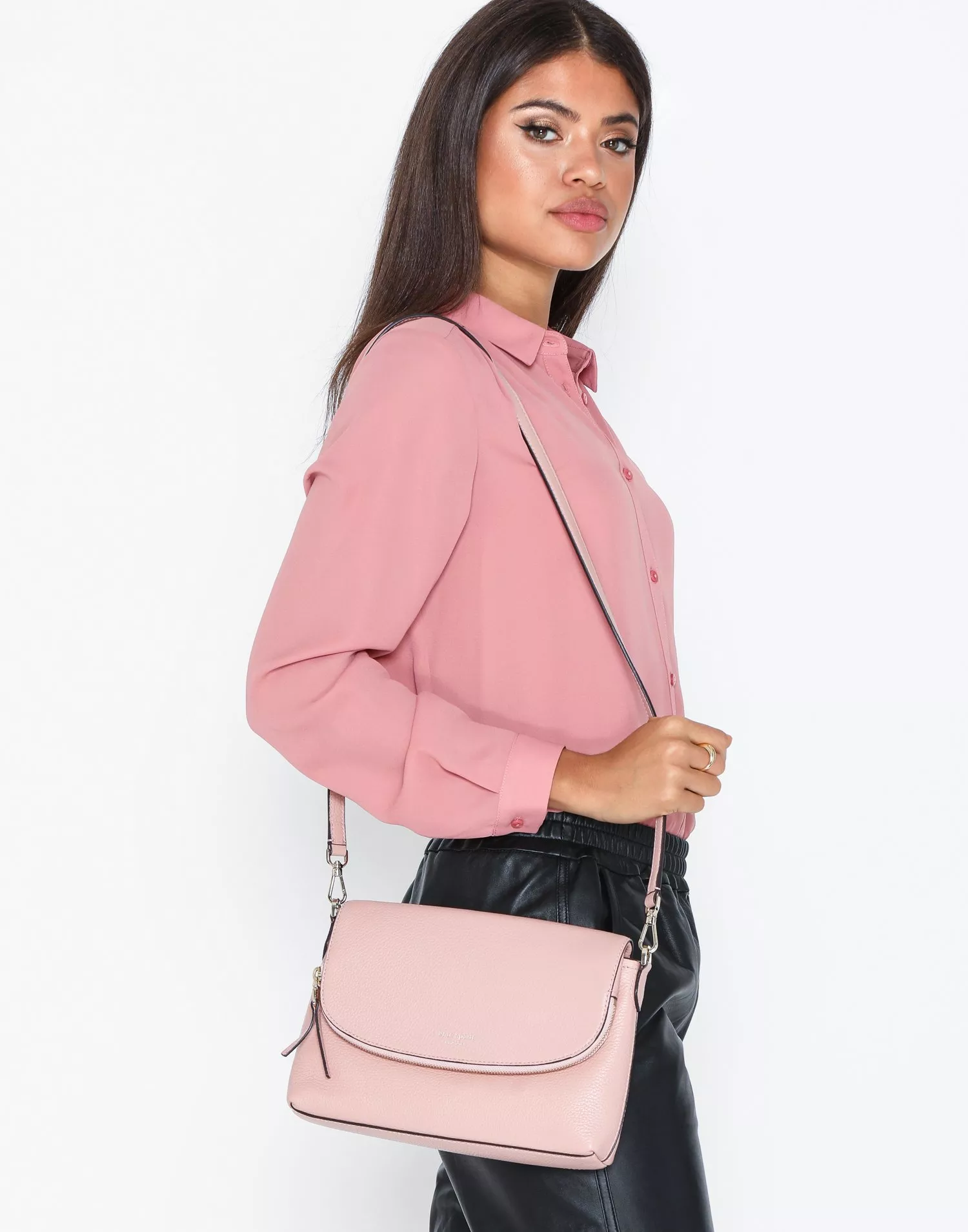 Buy Kate Spade New York POLLY LARGE FLAP CROSSBODY - Pink 