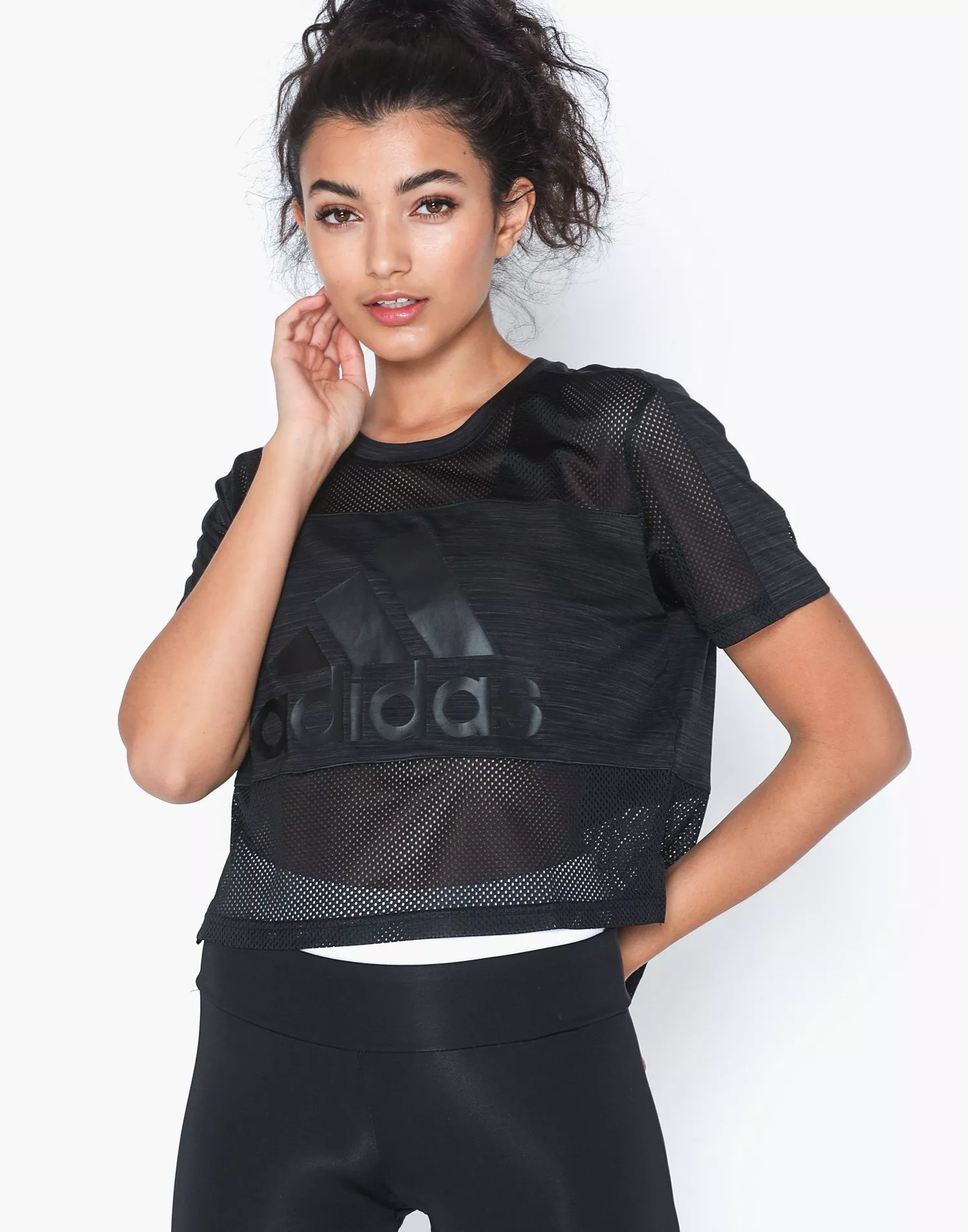 Buy Adidas Sport Performance BOS MESH TEE - Black