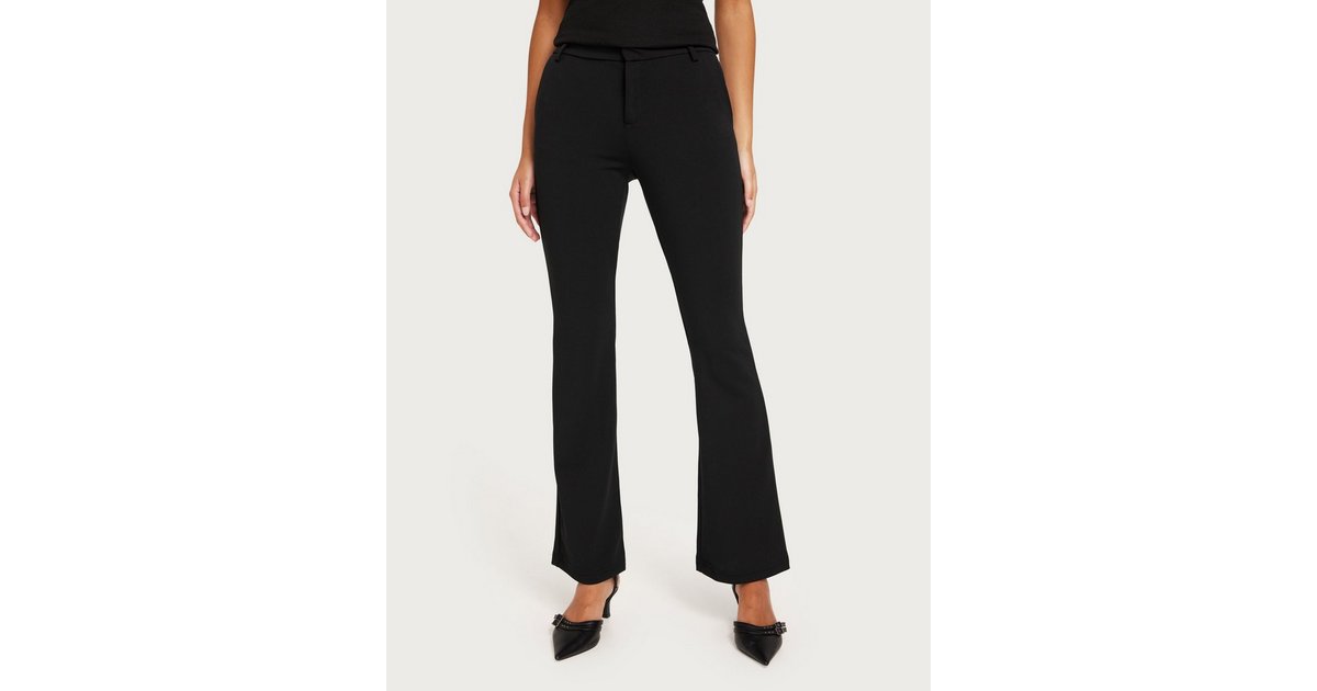 NOOS Only Buy PANT MID Black - ONLROCKY TLR FLARED