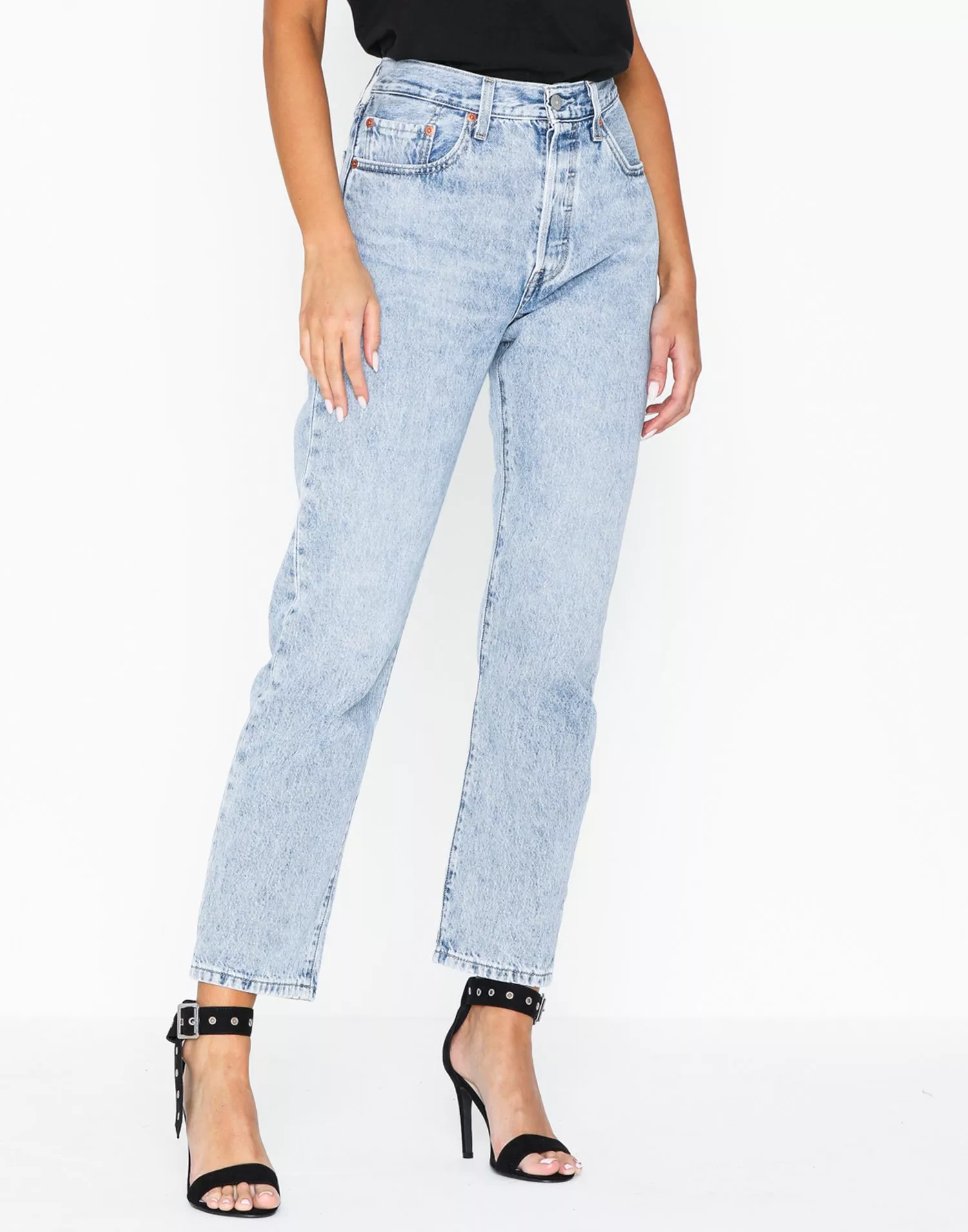 Levi's 501 crop montgomery baked on sale