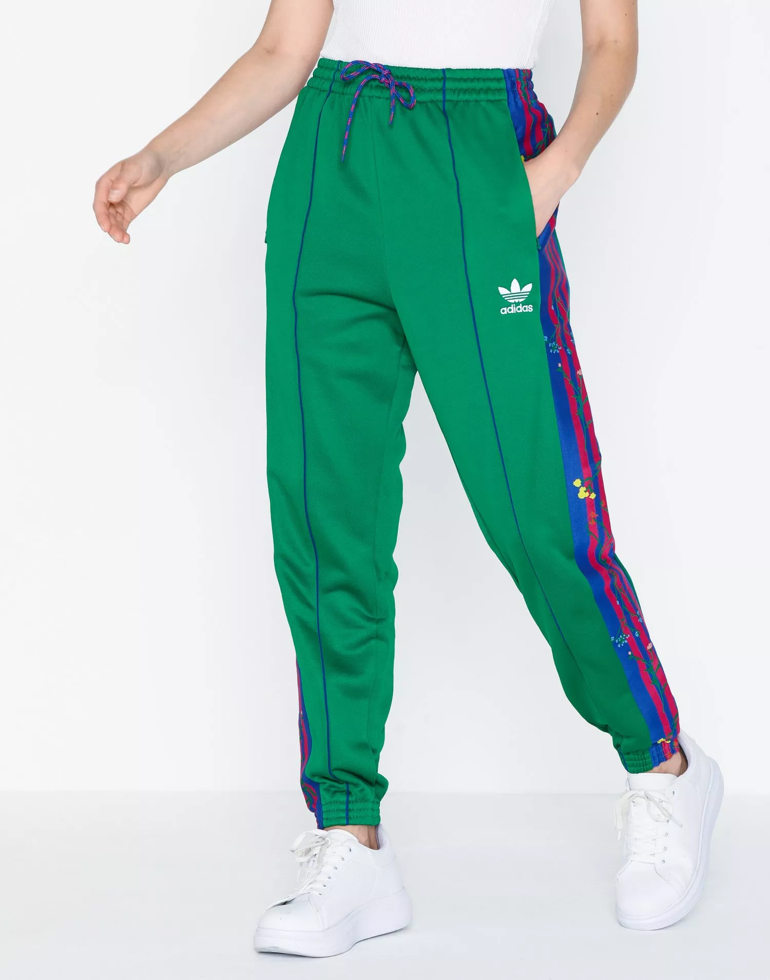 Adidas floral track cheap pants