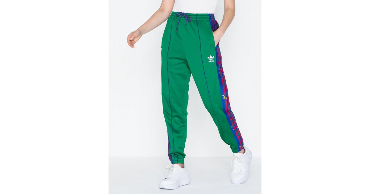 Bold green track outlet pants