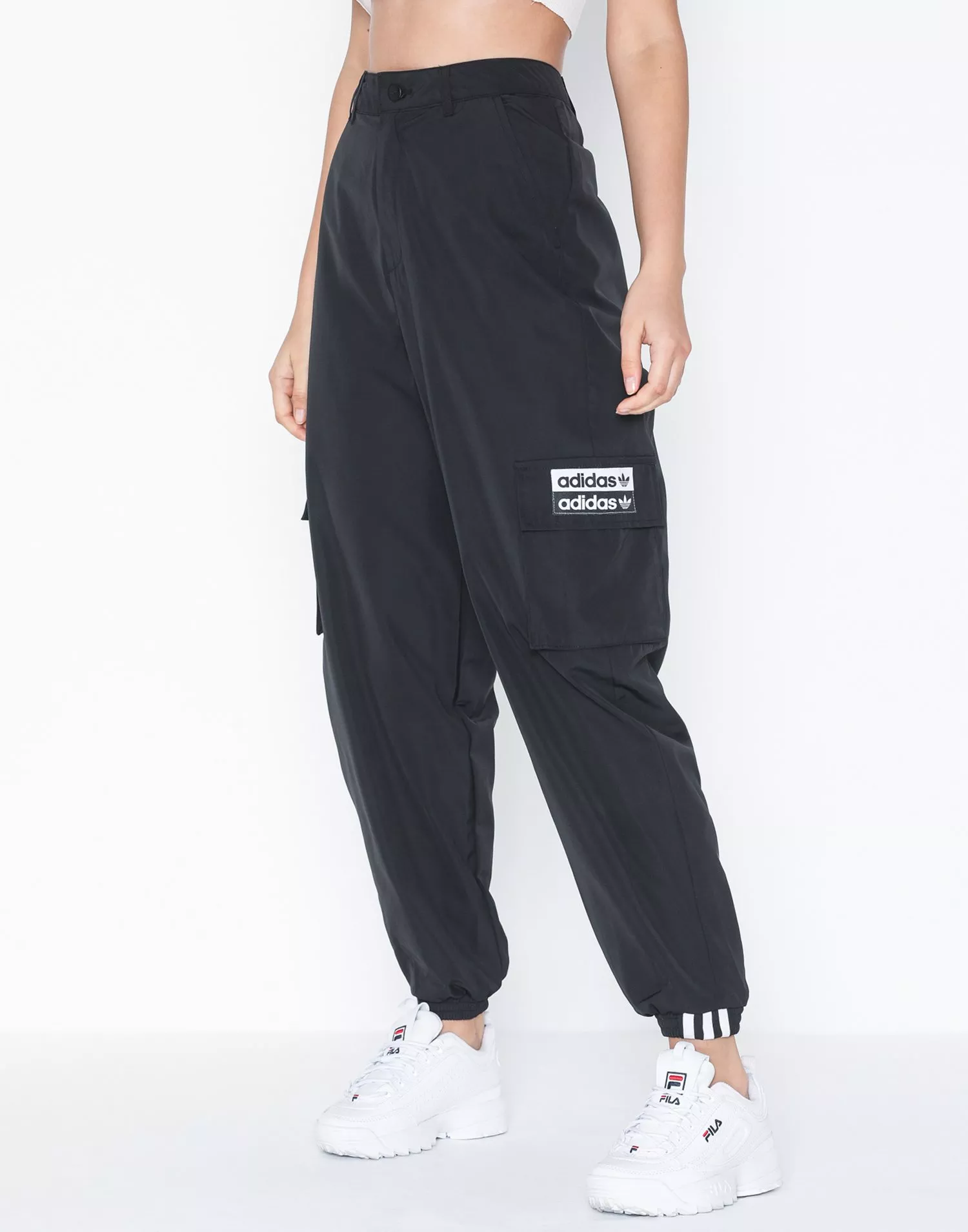 Adidas originals ryv store cargo pant in black